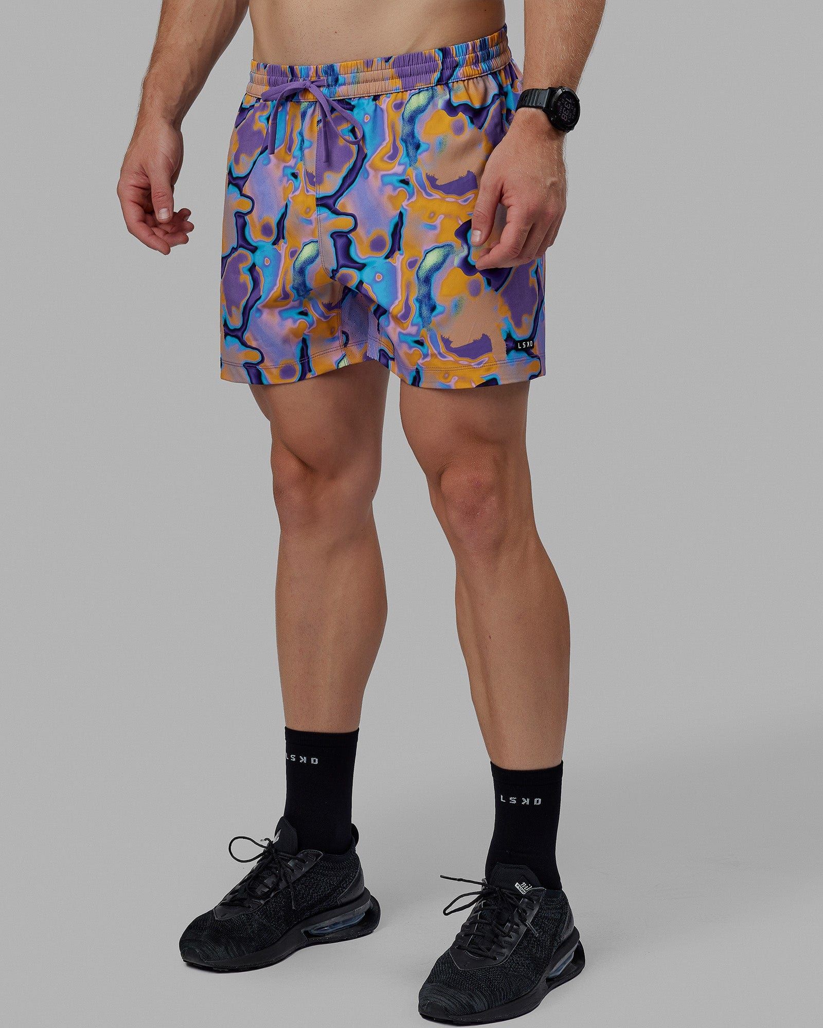 Rep 5" Performance Shorts - Plasma Purple sold by LSKD product image thumbnail 3