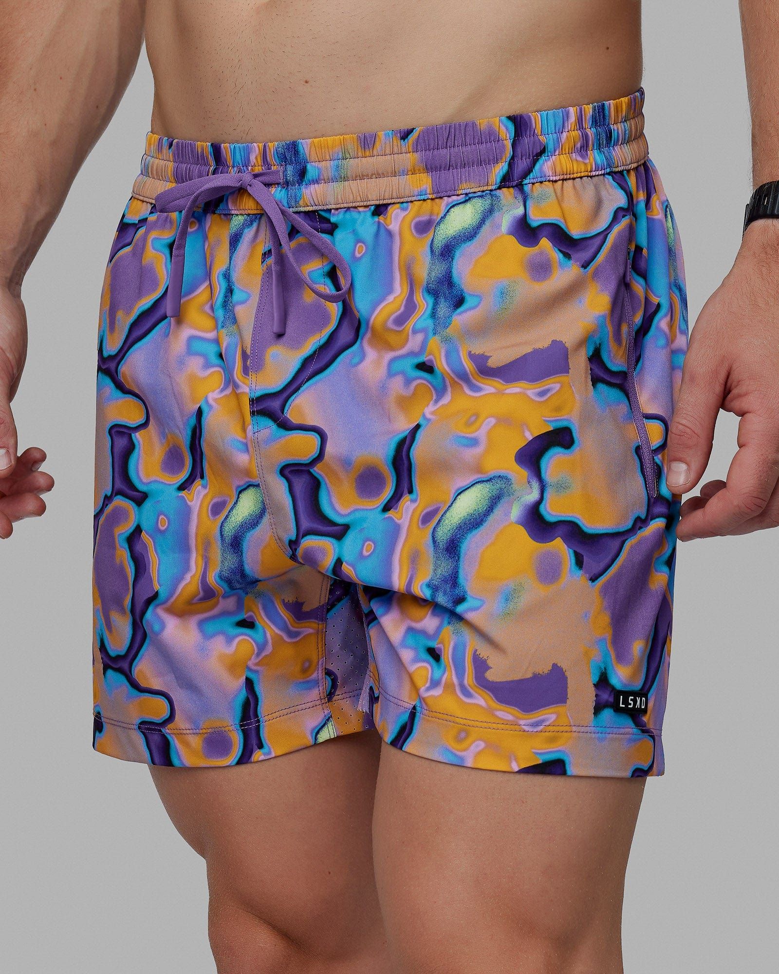 Rep 5" Performance Shorts - Plasma Purple sold by LSKD
