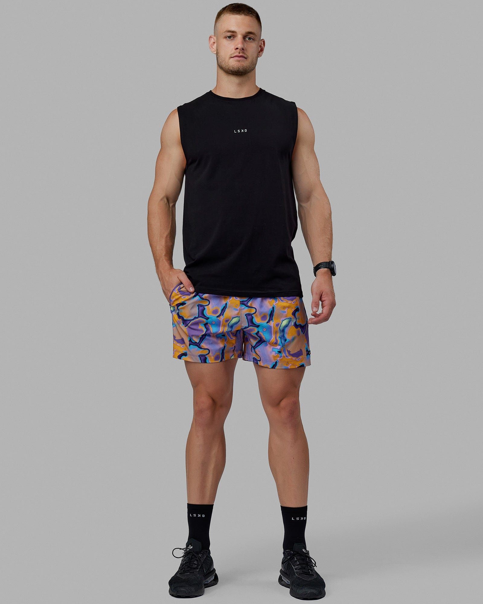 Rep 5" Performance Shorts - Plasma Purple sold by LSKD product image thumbnail 2