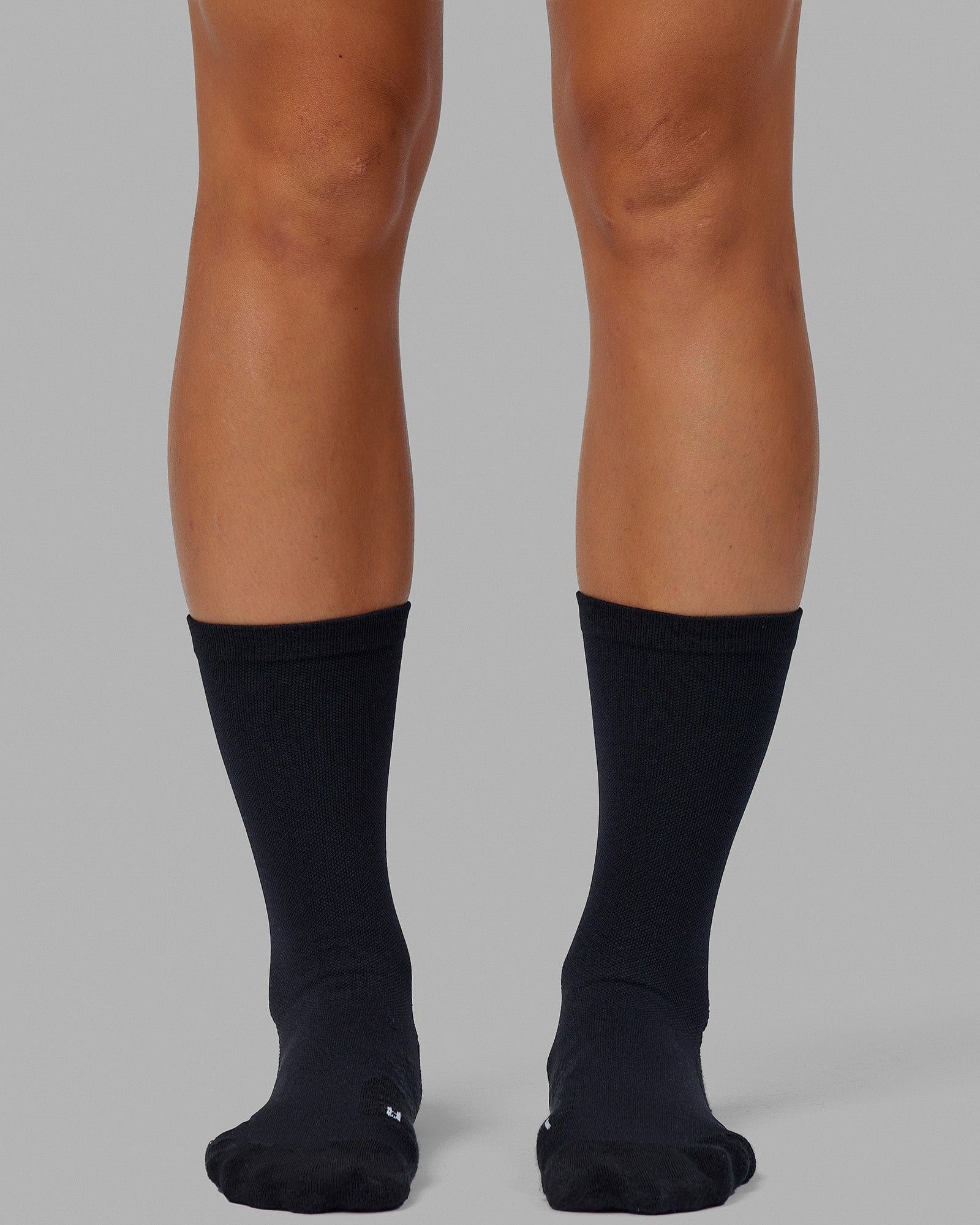 RUN–CLUB Performance Crew Socks - Black-White sold by LSKD product image thumbnail 2