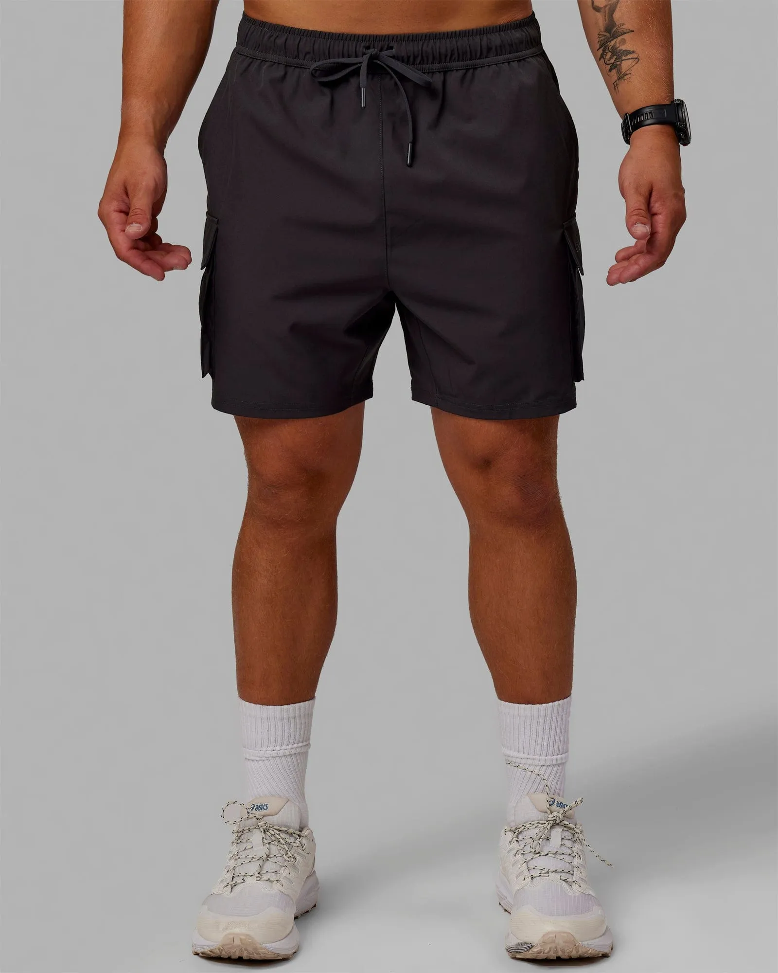 Energy Stretch 6" Performance Cargo Short - Pirate Black sold by LSKD