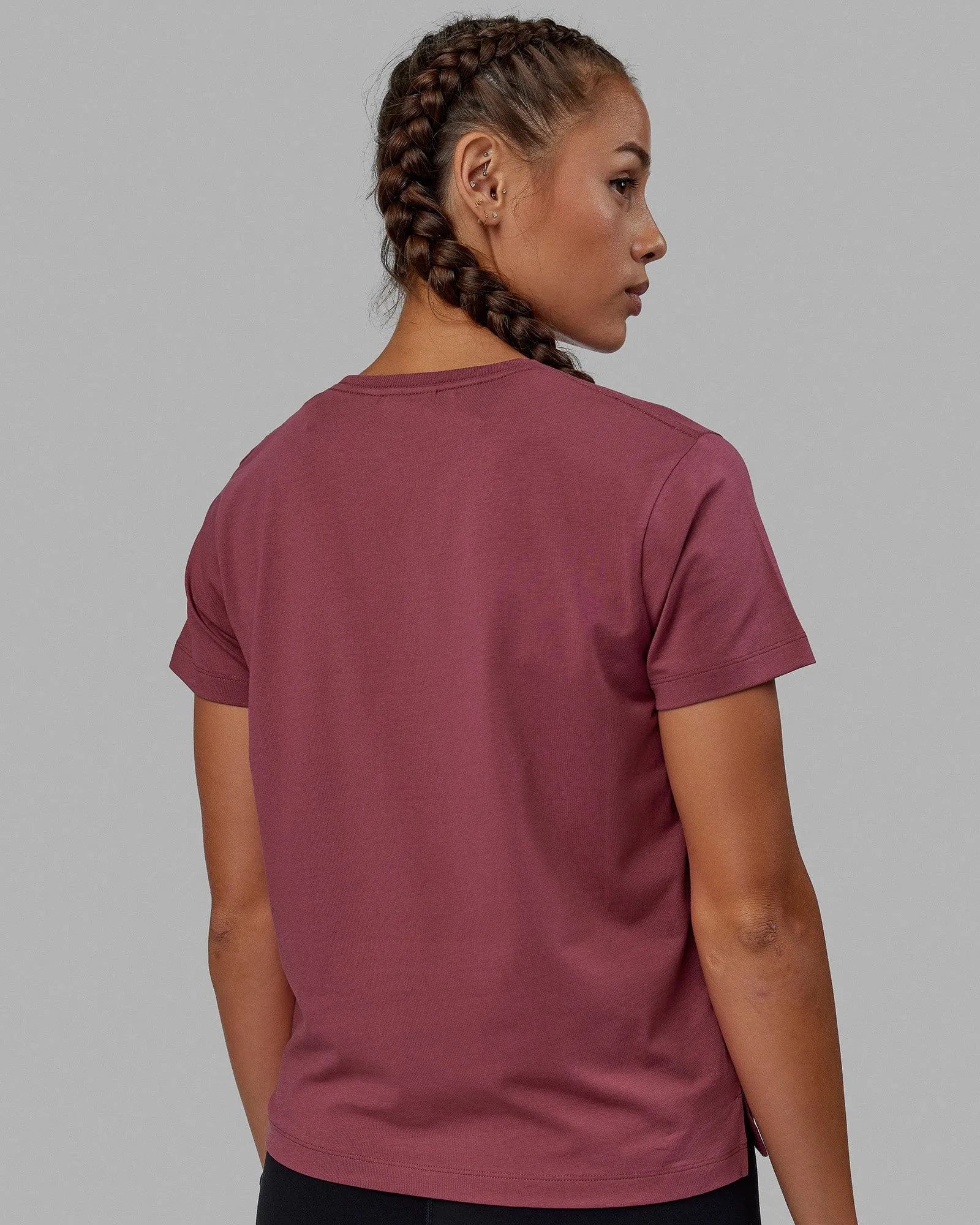 Deluxe PimaFLX Tee - Dry Rose sold by LSKD product image thumbnail 4