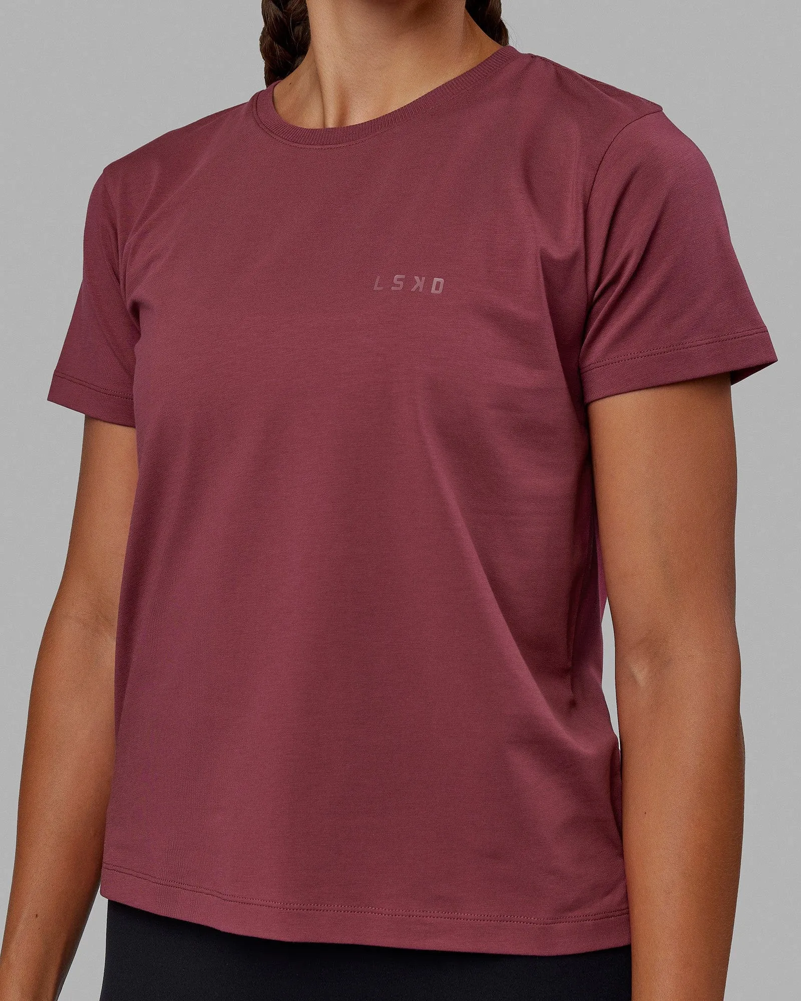 Deluxe PimaFLX Tee - Dry Rose sold by LSKD product image thumbnail 5