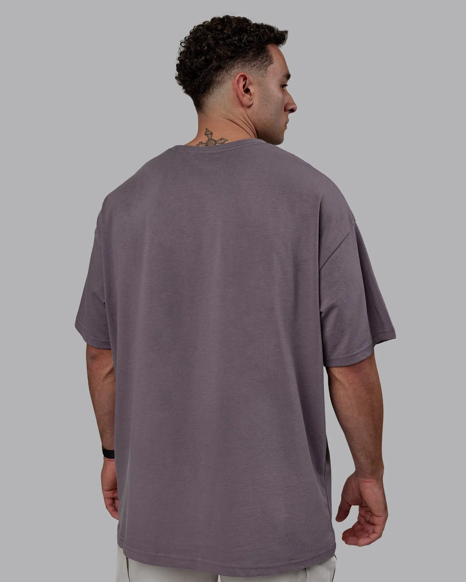 MVP Heavyweight Tee Oversize - Purple Sage sold by LSKD product image thumbnail 4