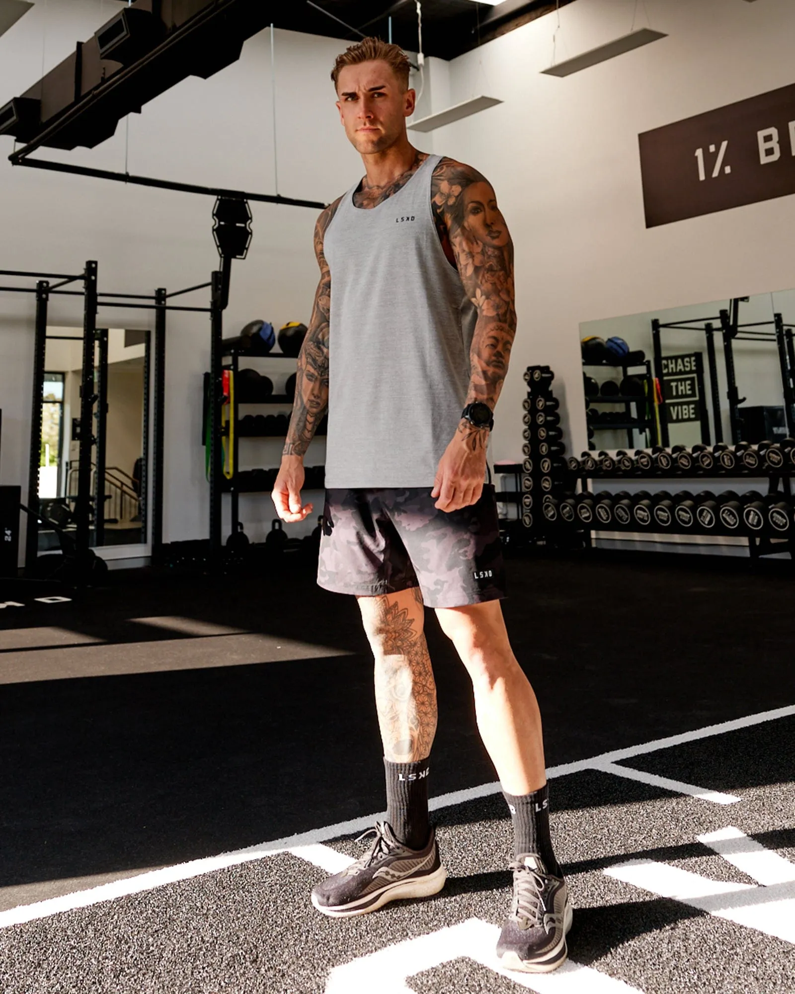 Perform VapourFLX Tank - Lt Grey Marl sold by LSKD product image thumbnail 3