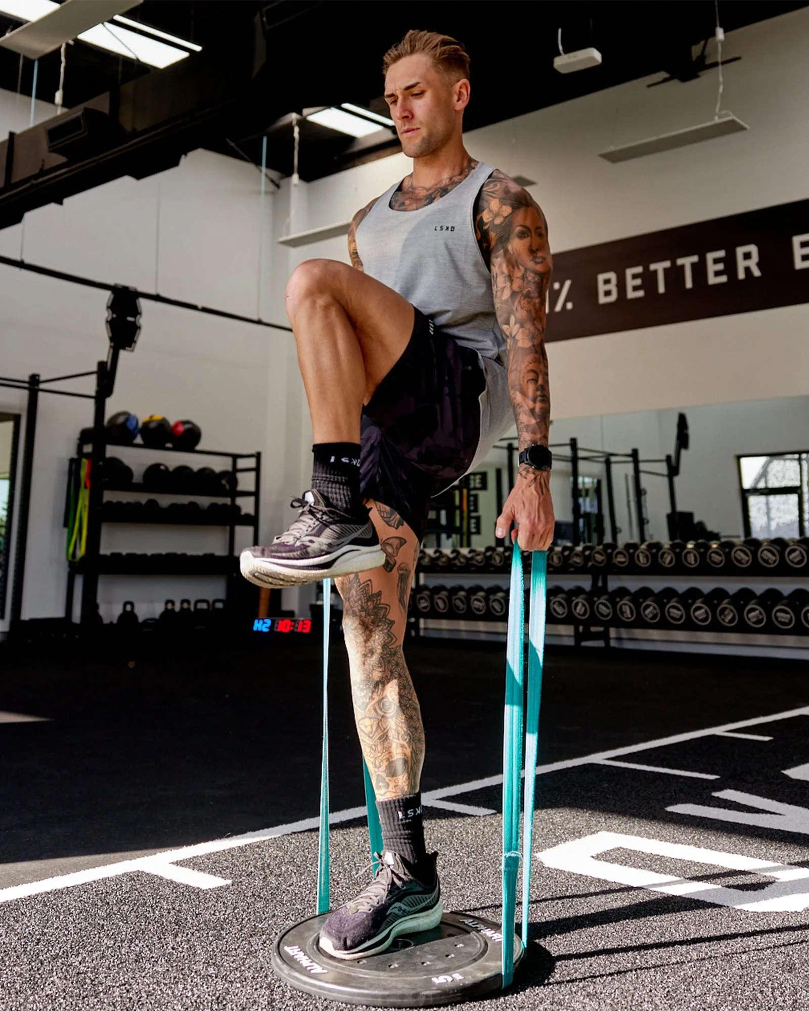 Perform VapourFLX Tank - Lt Grey Marl sold by LSKD product image thumbnail 4