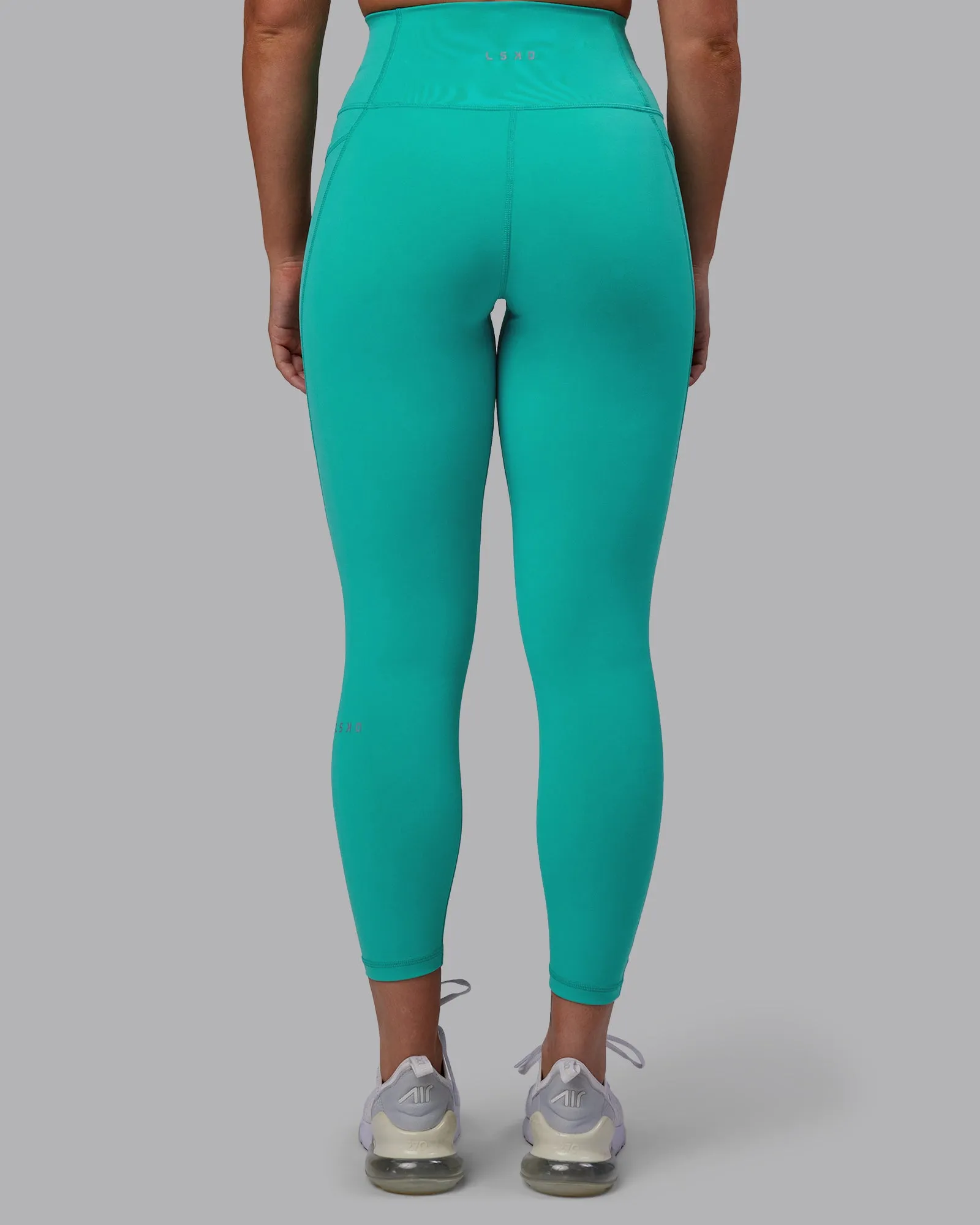 Fusion 7/8 Length Tights - Turquoise Tide sold by LSKD product image thumbnail 4