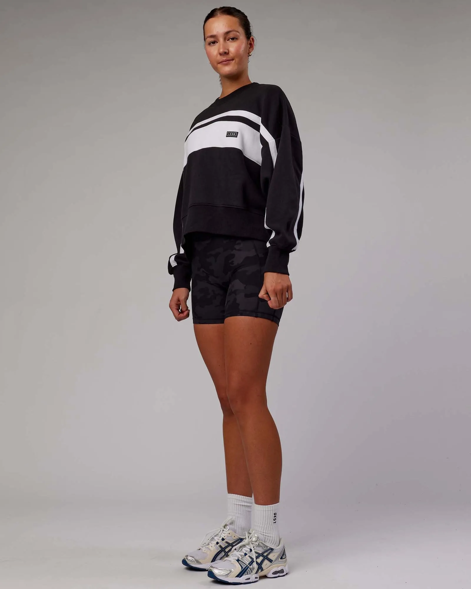 Intercept Sweater - Black-White sold by LSKD product image thumbnail 4