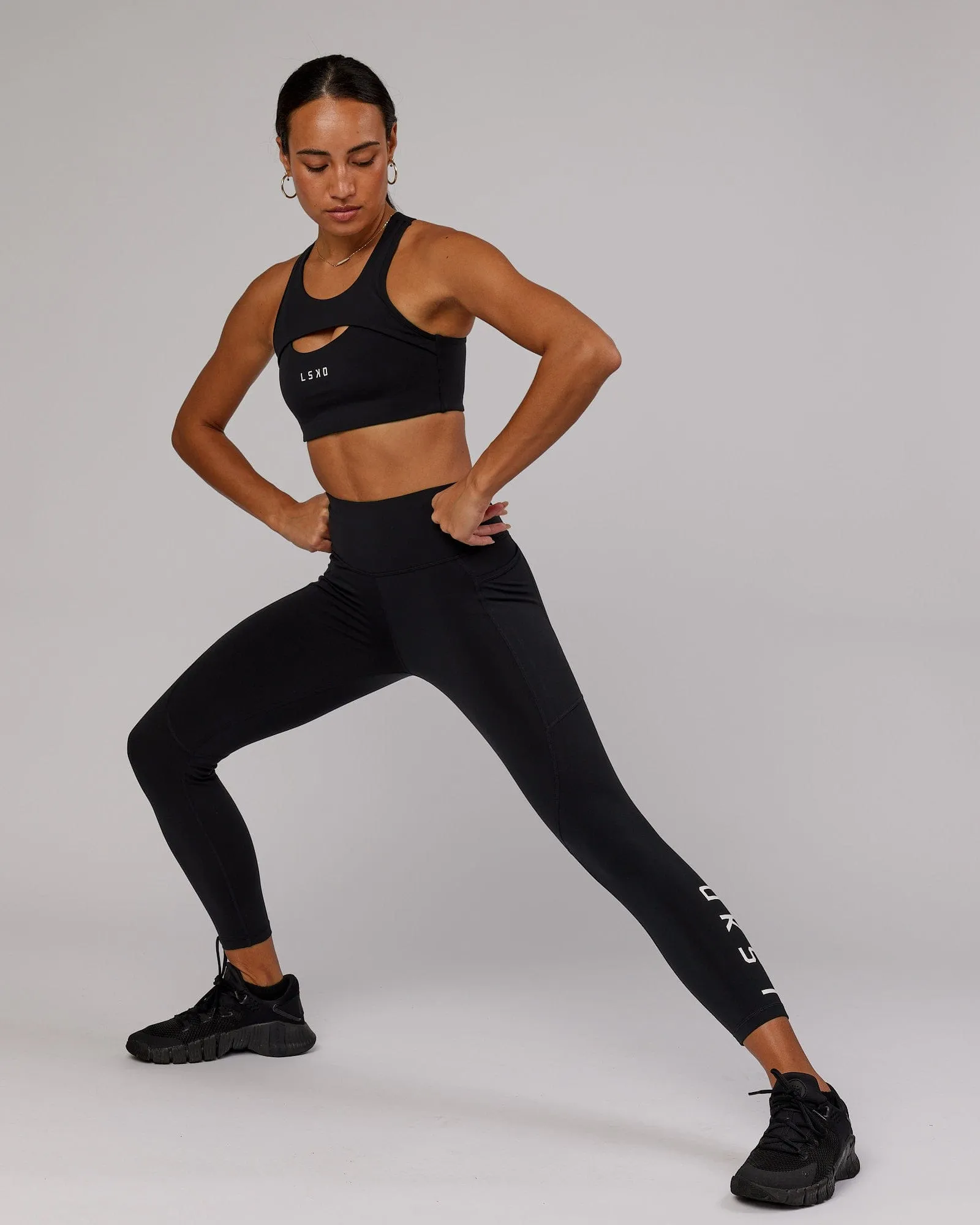 Driven Sports Bra - Black sold by LSKD product image thumbnail 4