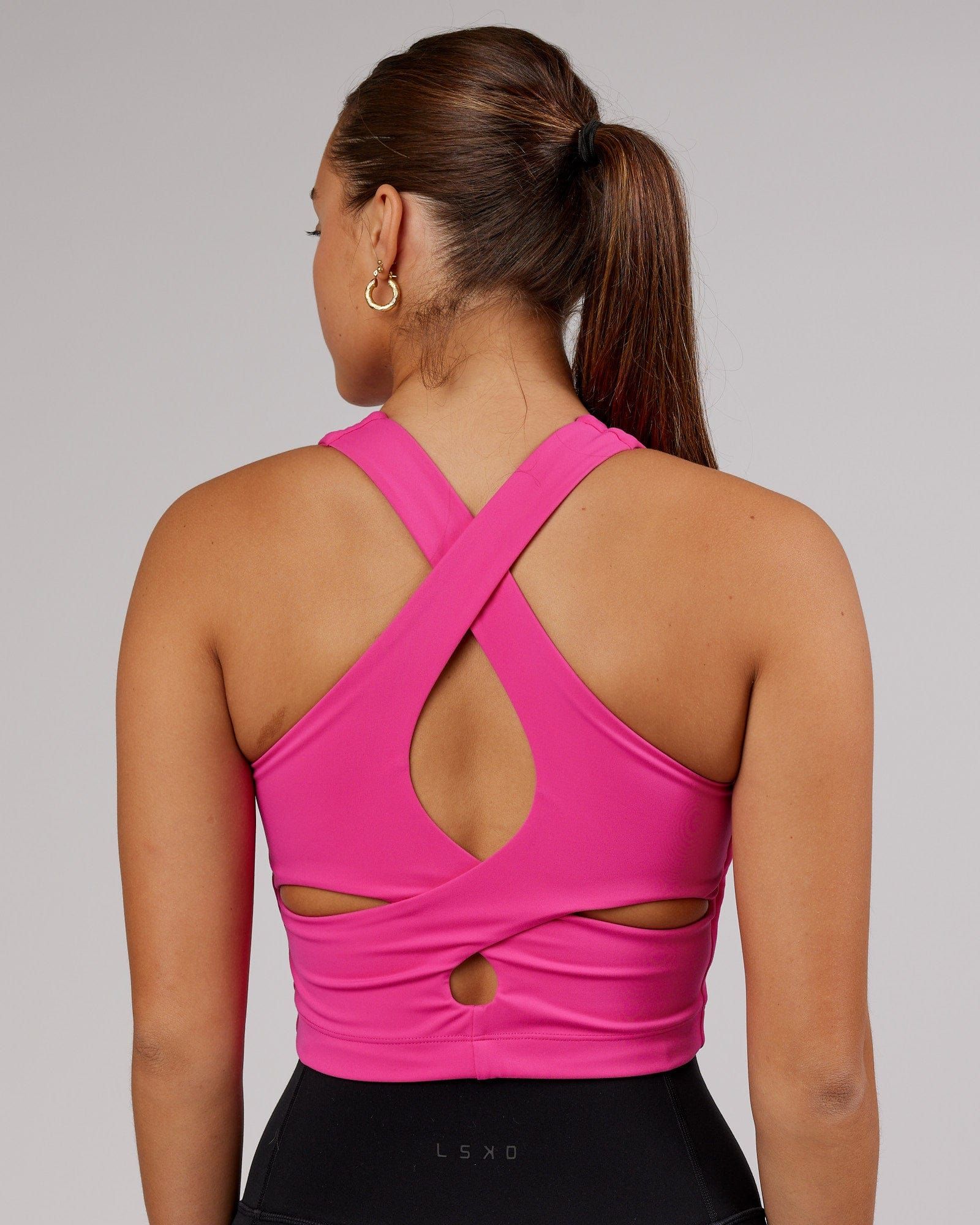 Status Shelf Bra Active Tank - Magenta sold by LSKD product image thumbnail 2