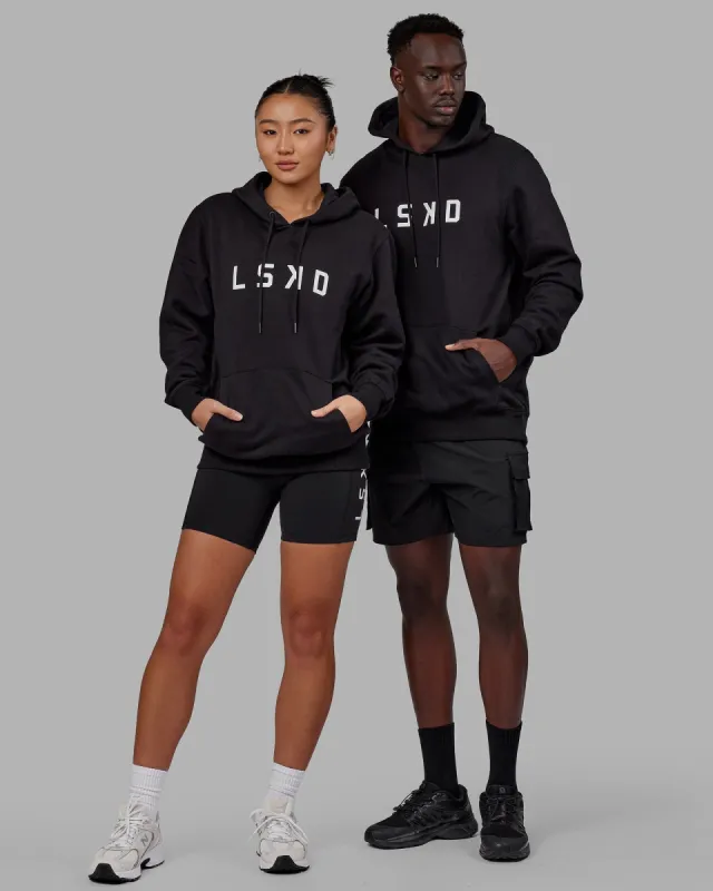 Structure Hoodie - Black-White sold by LSKD