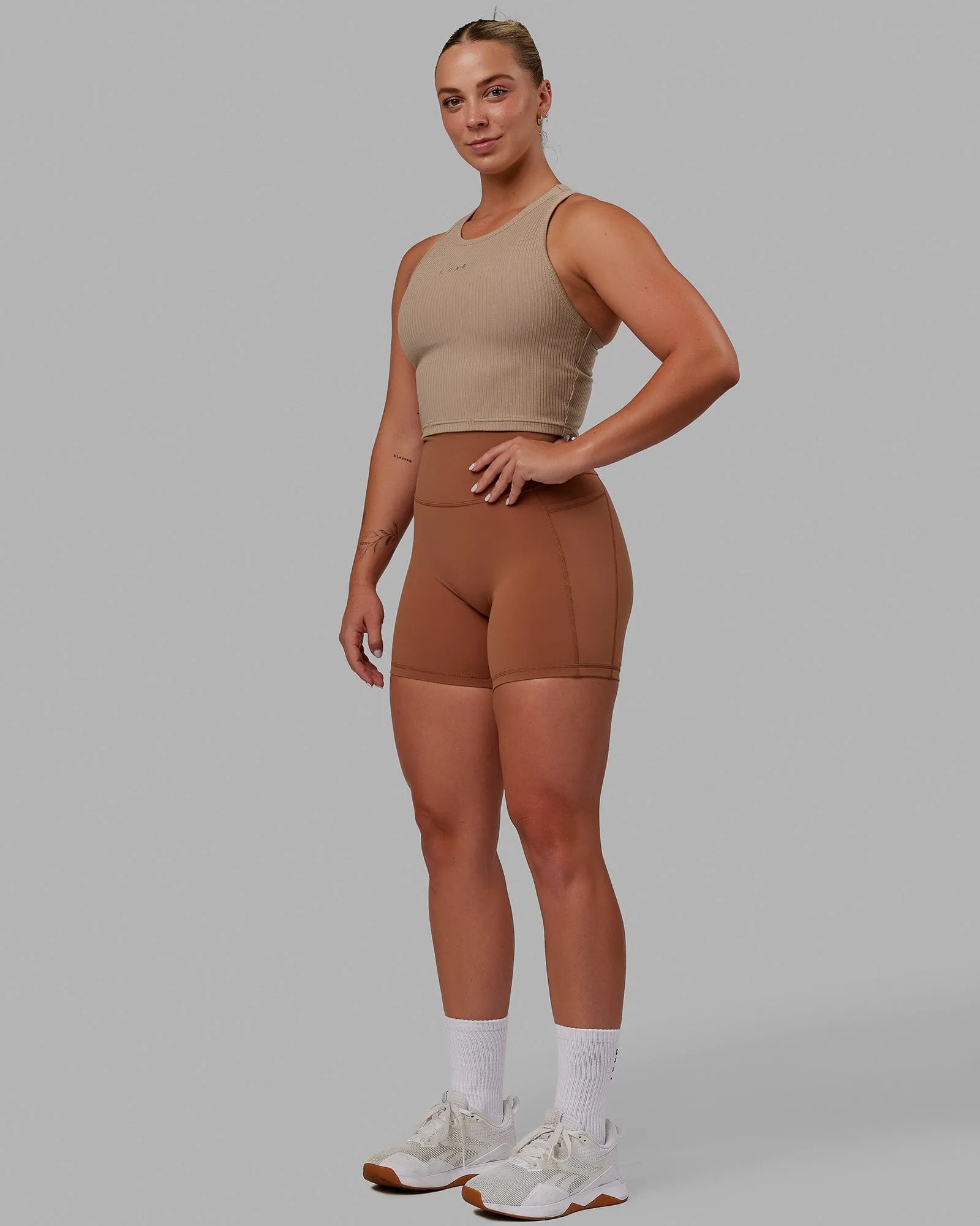 Squad Ribbed Tank - Desert sold by LSKD product image thumbnail 3