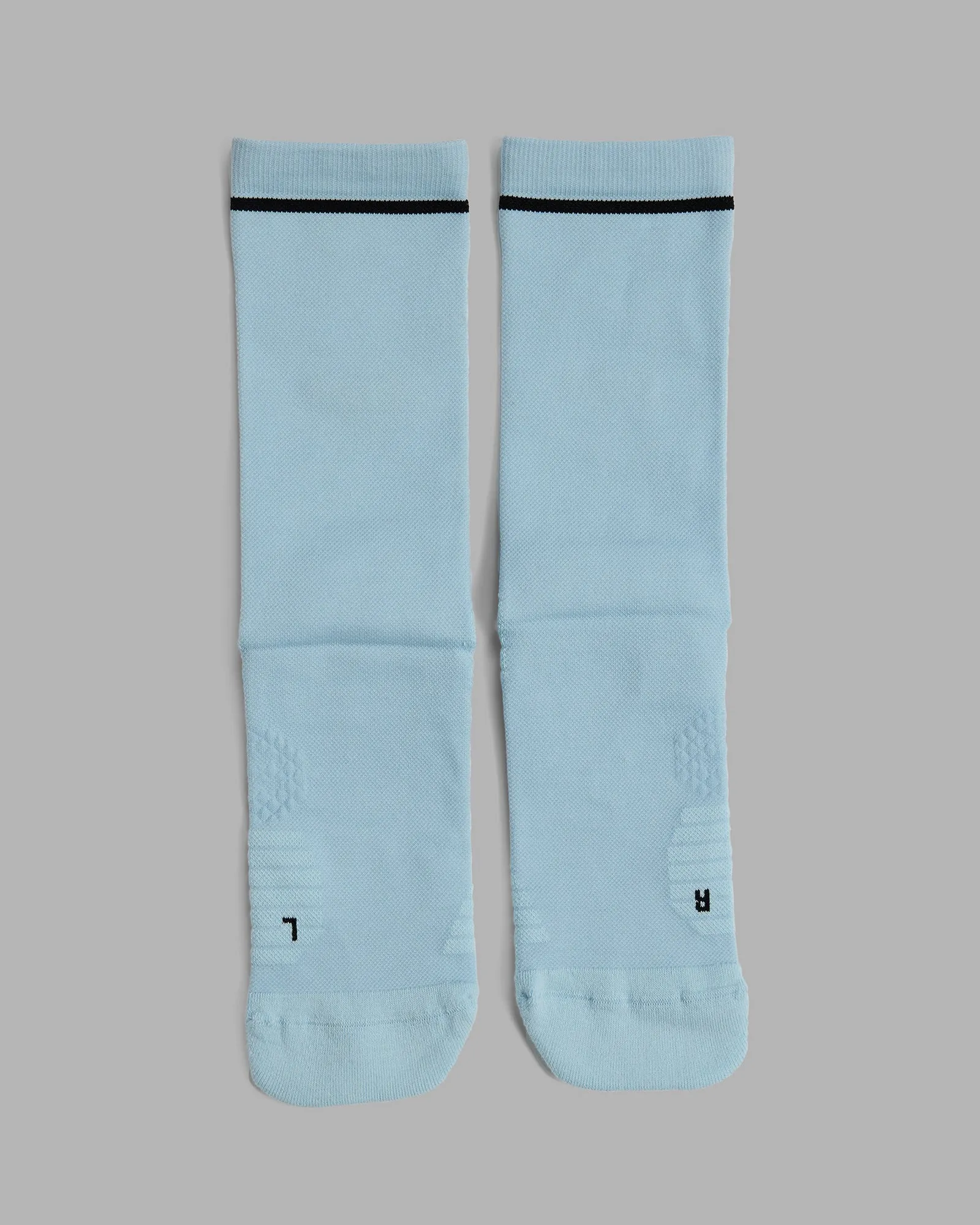 Fast Performance Crew Socks - Glacial Blue-Black sold by LSKD product image thumbnail 5