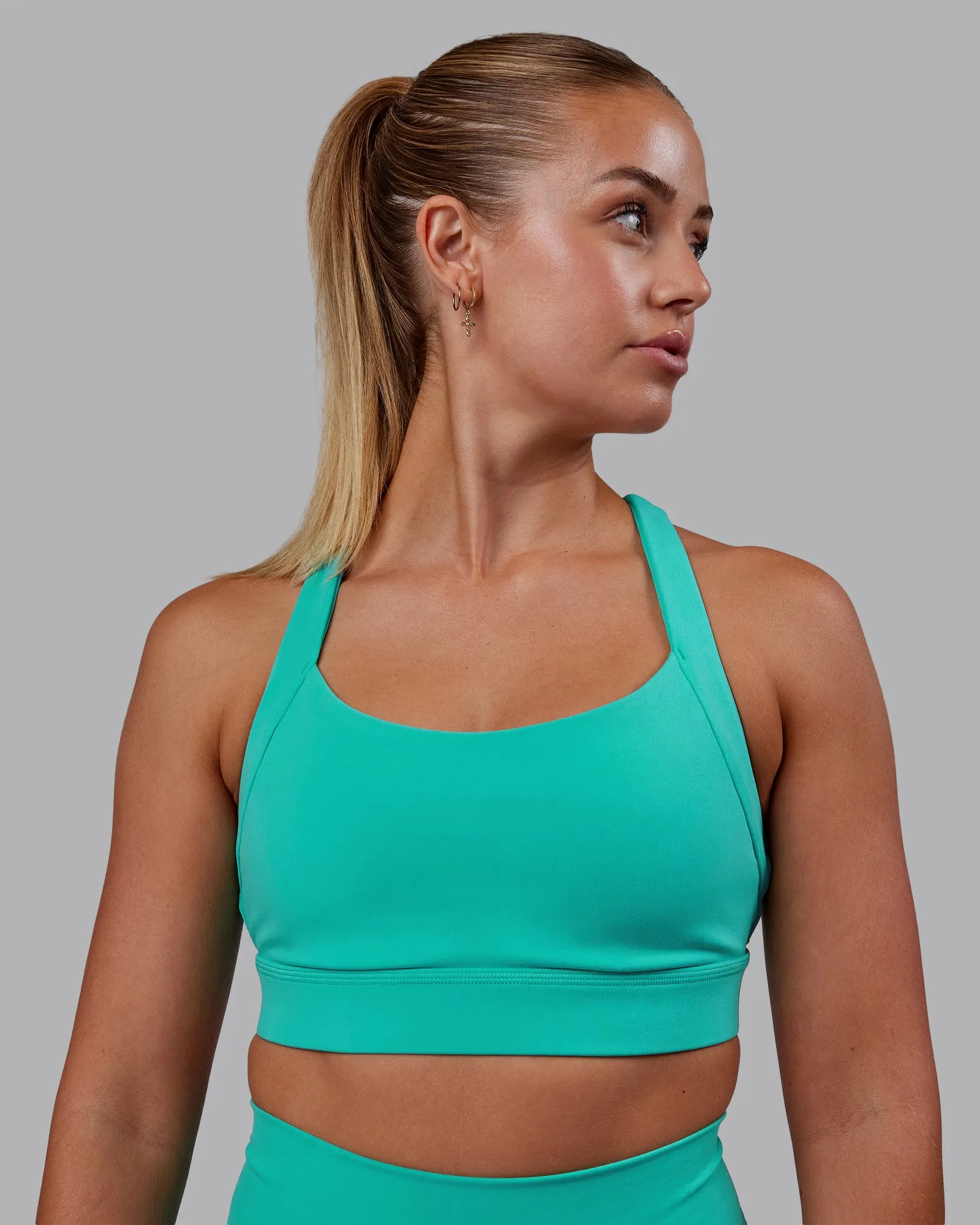 Advance Sports Bra - Turquoise Tide sold by LSKD product image thumbnail 2