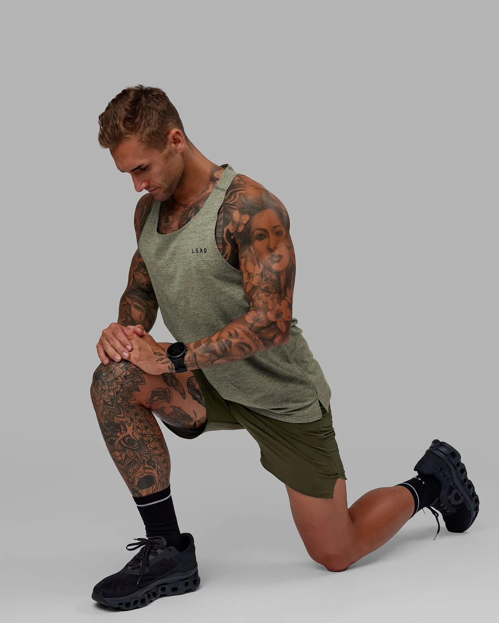 UltraAir 6" Lined Performance Shorts - Forest Night sold by LSKD product image thumbnail 3