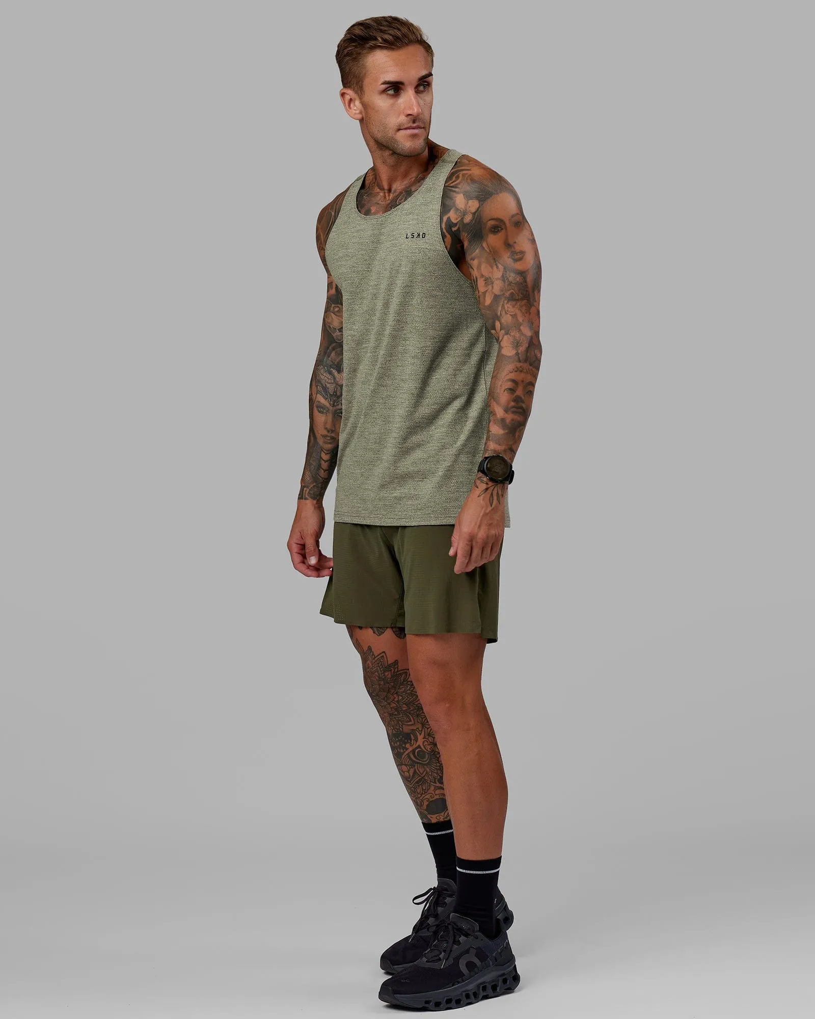 UltraAir 6" Lined Performance Shorts - Forest Night sold by LSKD product image thumbnail 4