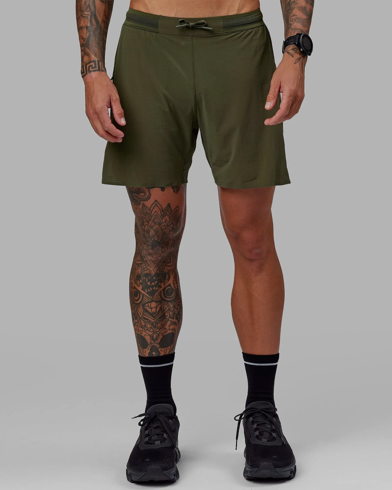 UltraAir 6" Lined Performance Shorts - Forest Night sold by LSKD