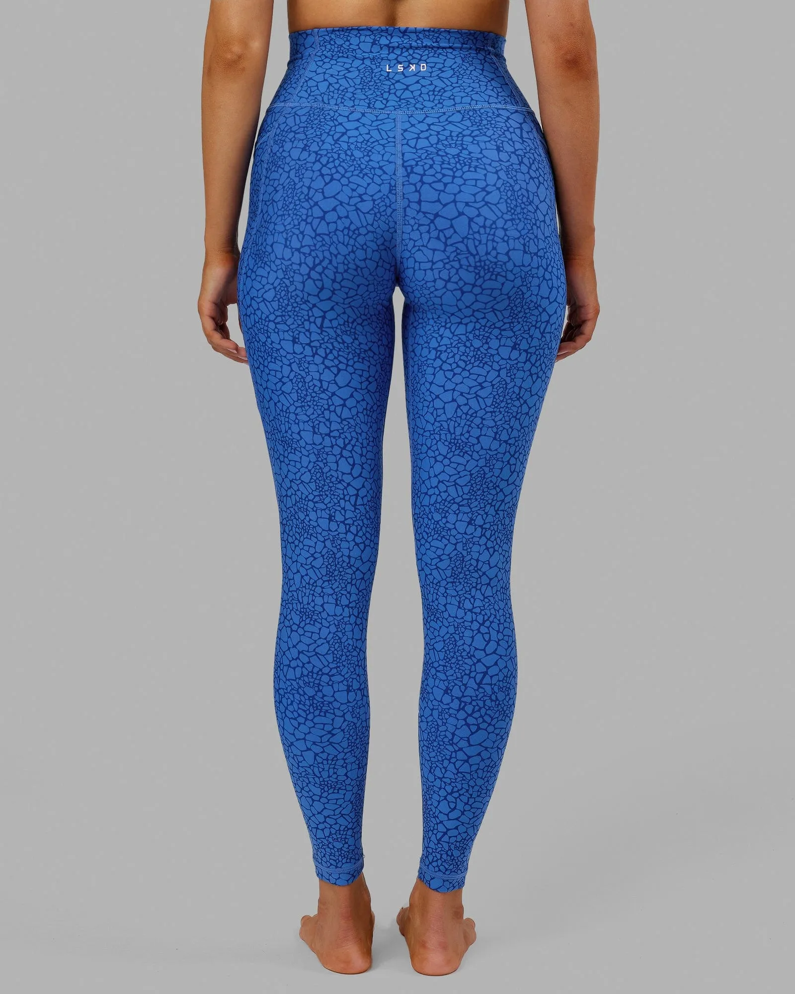 Fusion Full Length Tights - Ocean Scale sold by LSKD product image thumbnail 4