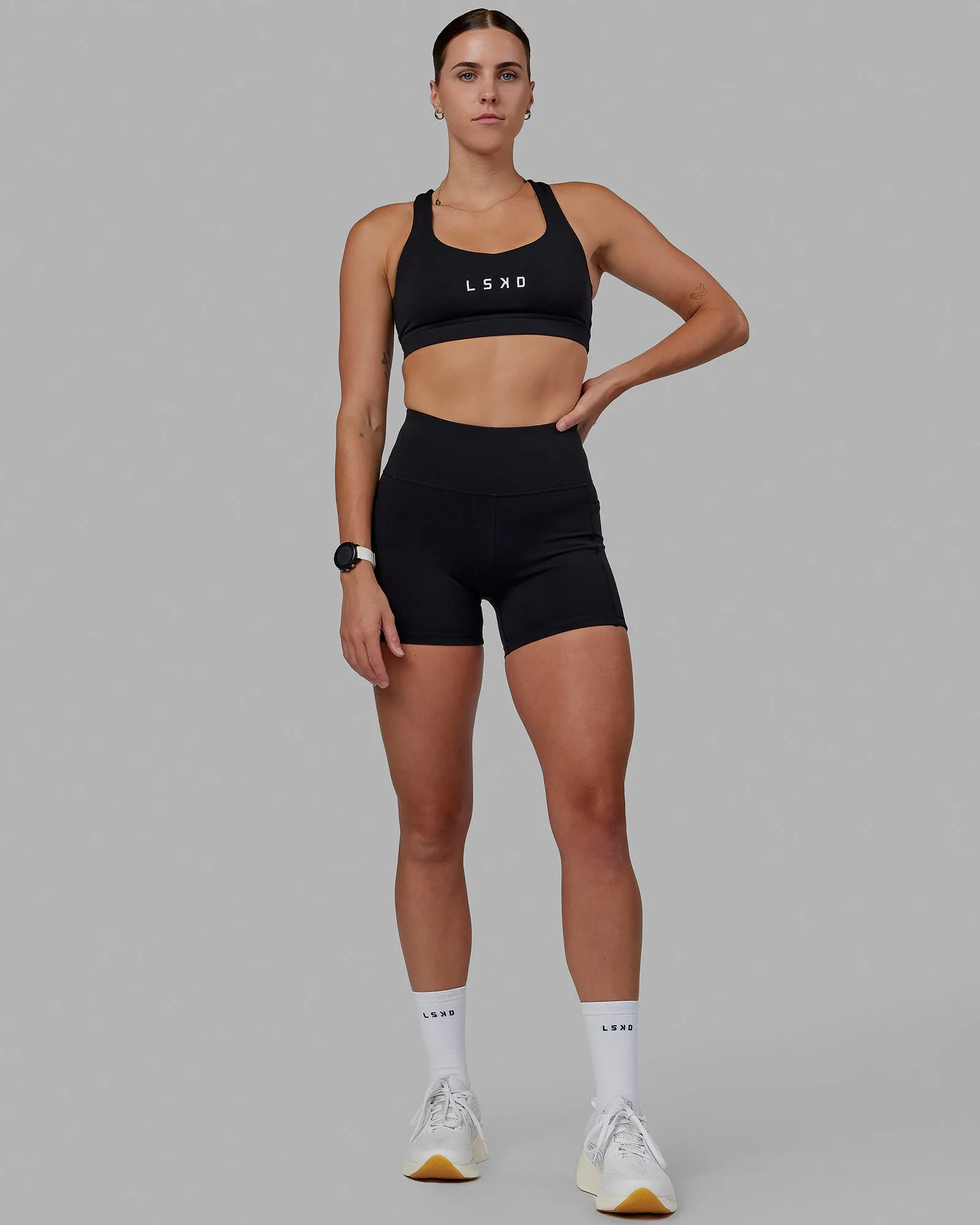 Rep X-Short Tight - Black-White sold by LSKD product image thumbnail 5