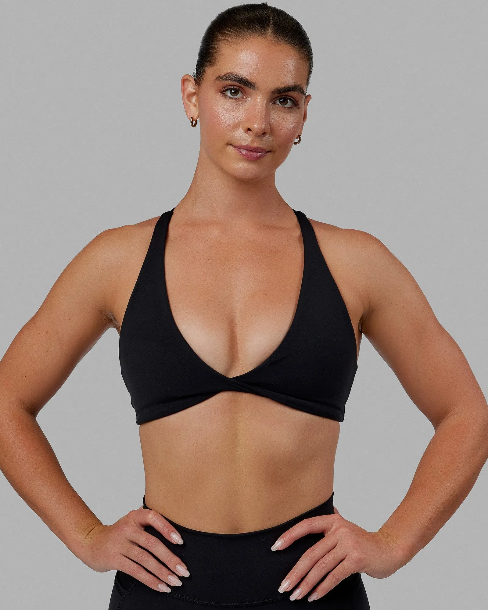 Agile Sports Bra - Black sold by LSKD product image thumbnail 2