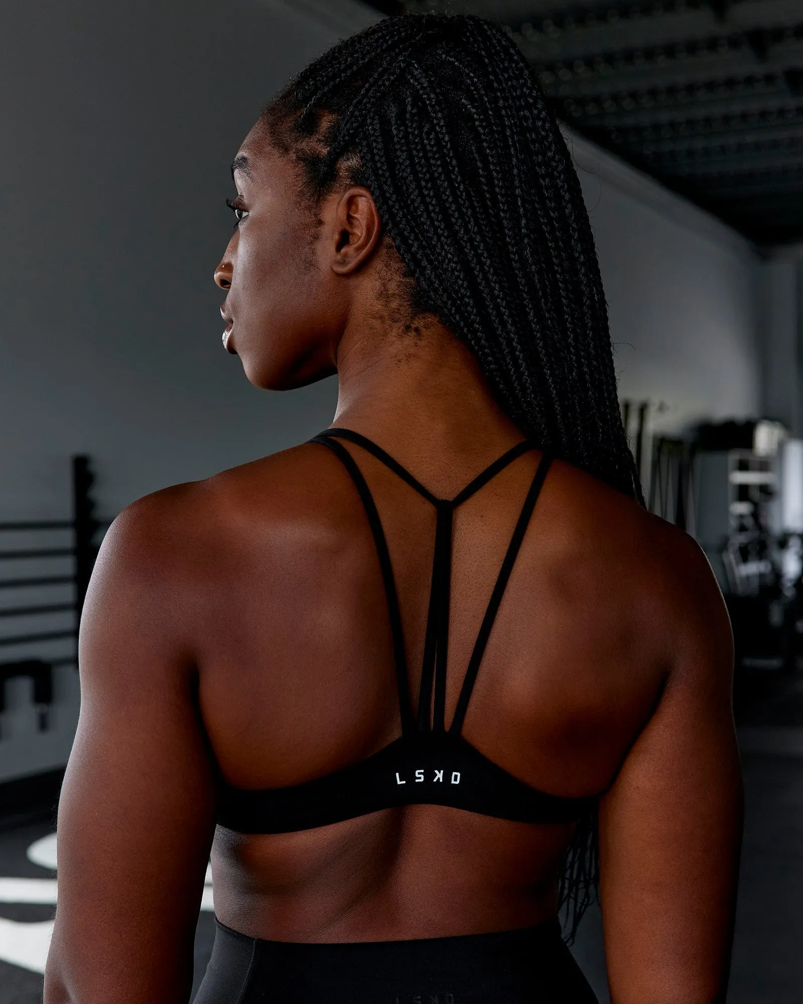 Agile Sports Bra - Black sold by LSKD