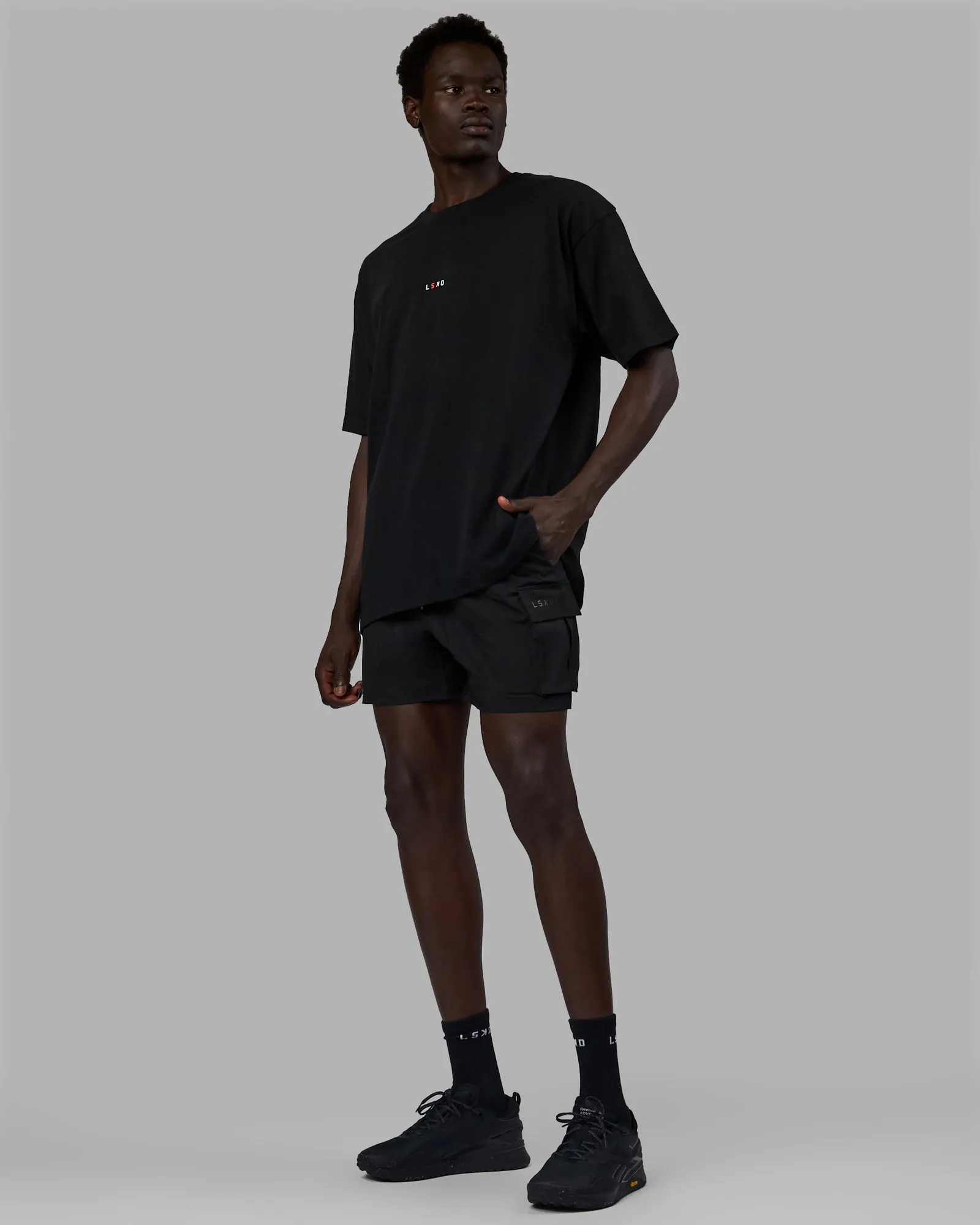 Unisex Iconic Heavyweight Tee Oversize - Pride-Black sold by LSKD product image thumbnail 4