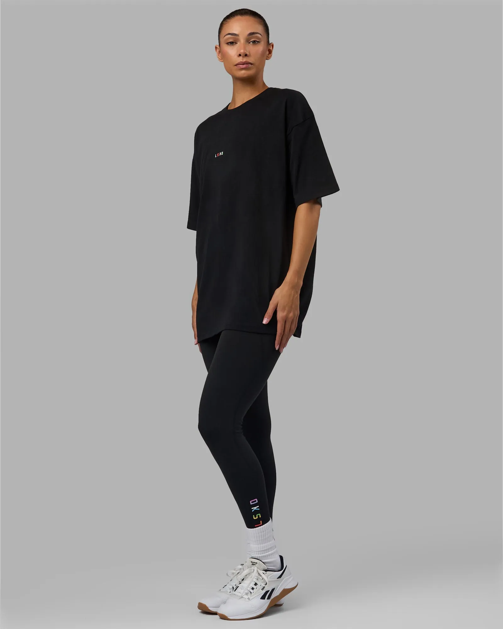 Unisex Iconic Heavyweight Tee Oversize - Pride-Black sold by LSKD product image thumbnail 5