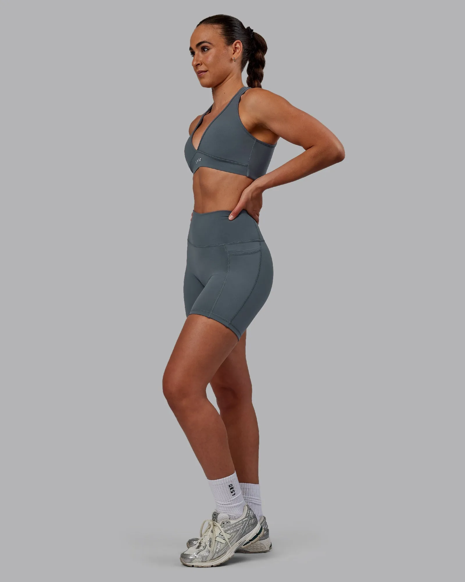 Stamina Sports Bra - Turbulence sold by LSKD product image thumbnail 3