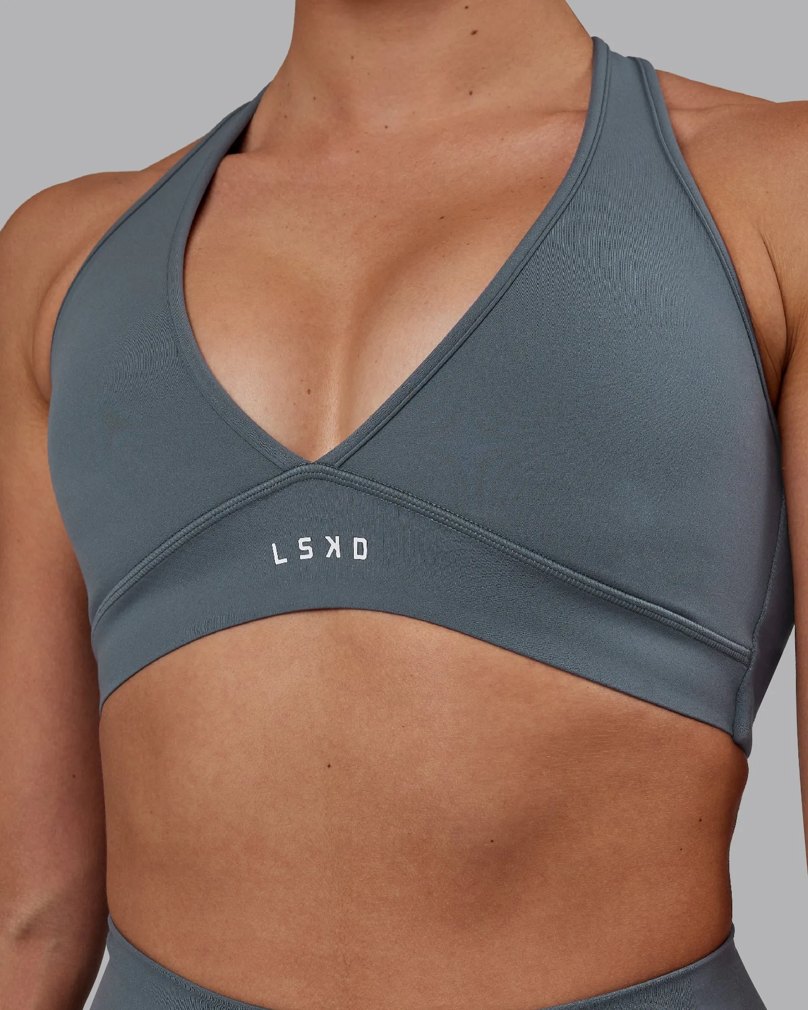 Stamina Sports Bra - Turbulence sold by LSKD product image thumbnail 4