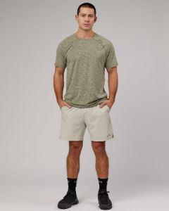 Perform VapourFLX Tee - Olive Marl sold by LSKD