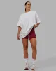 Unisex PimaFLX Tee Oversize - White sold by LSKD