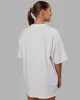 Unisex PimaFLX Tee Oversize - White sold by LSKD