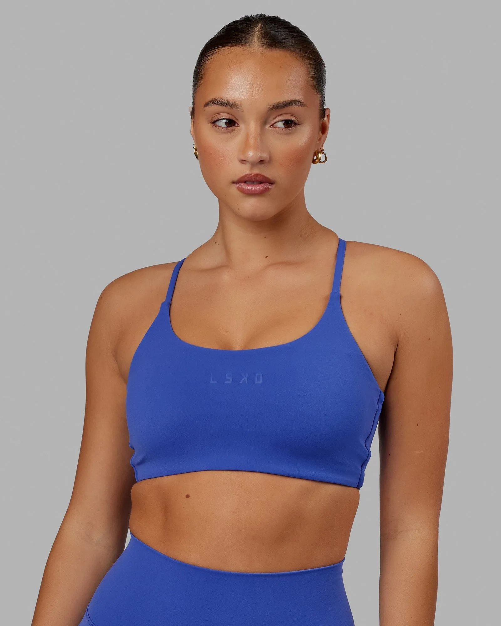 Twist Sports Bra - Power Cobalt sold by LSKD product image thumbnail 3