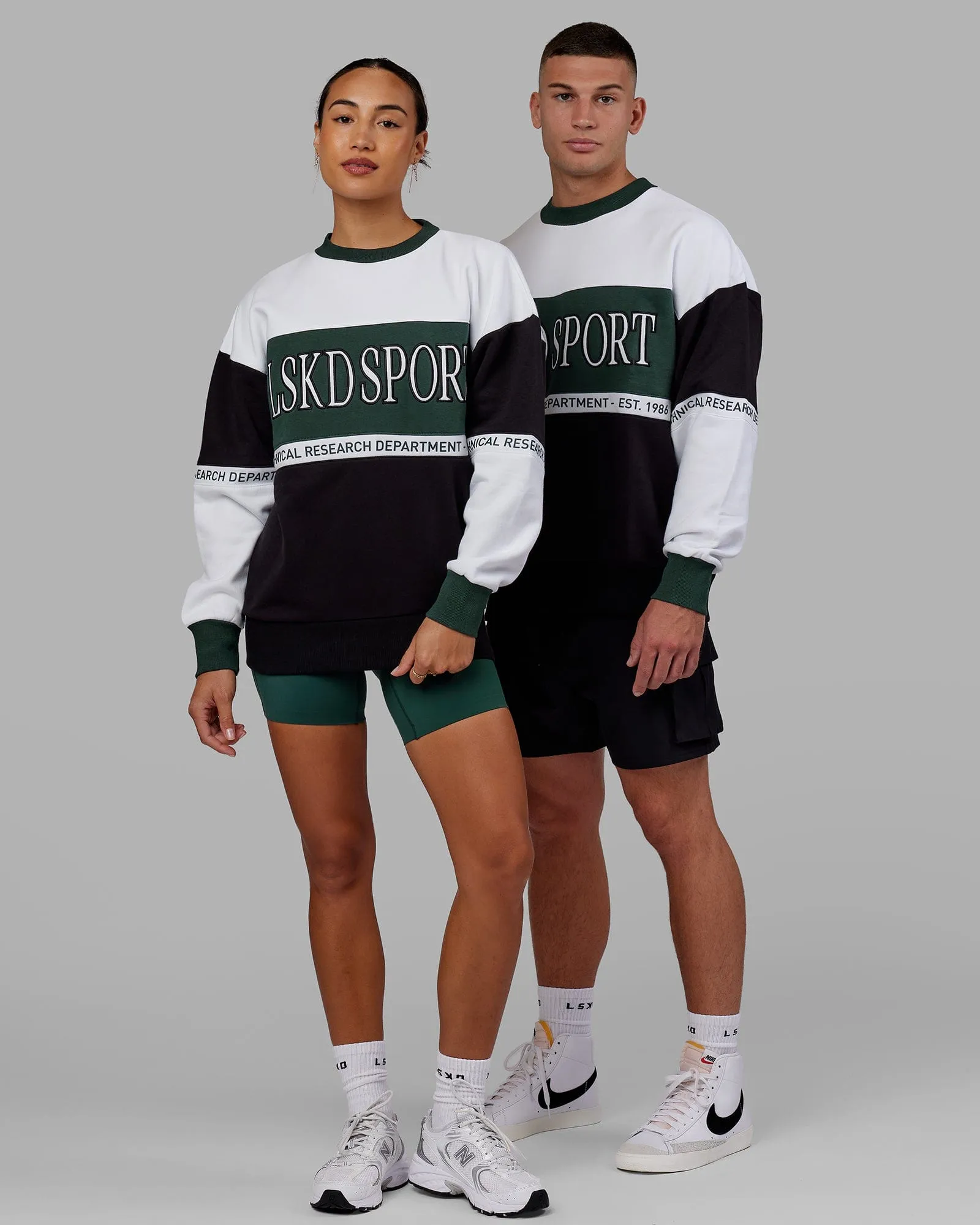 Unisex Sportif Sweater Oversize - Vital Green-Multi sold by LSKD