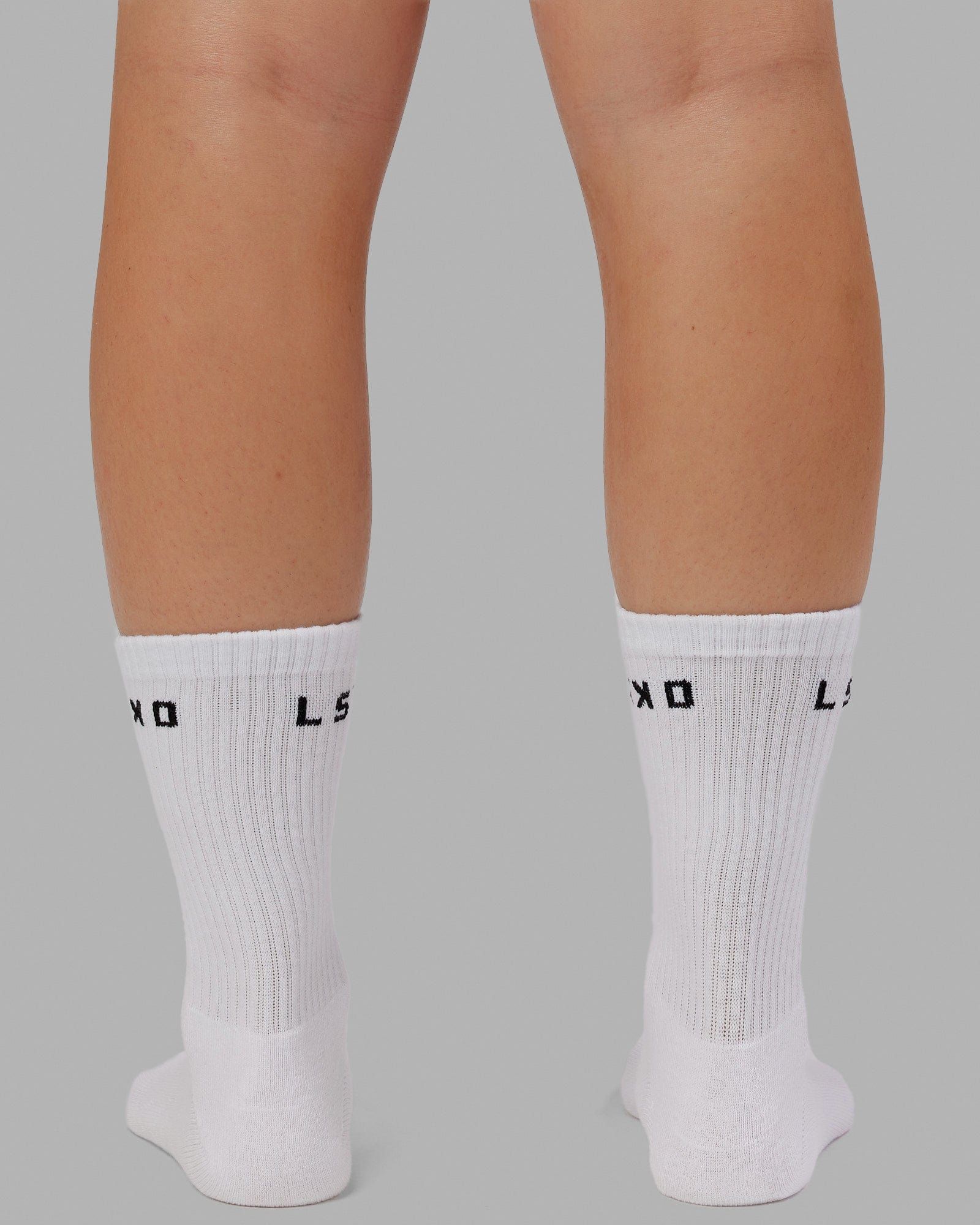 Daily Crew Socks Mens - White sold by LSKD product image thumbnail 3