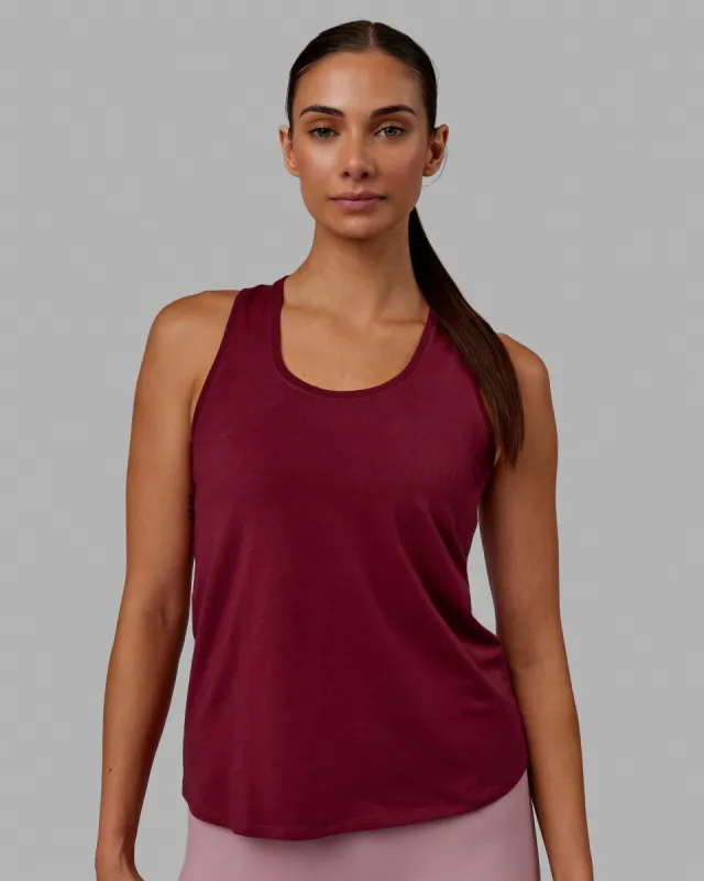 Charge PimaFLX-Lite Active Tank - Cranberry sold by LSKD