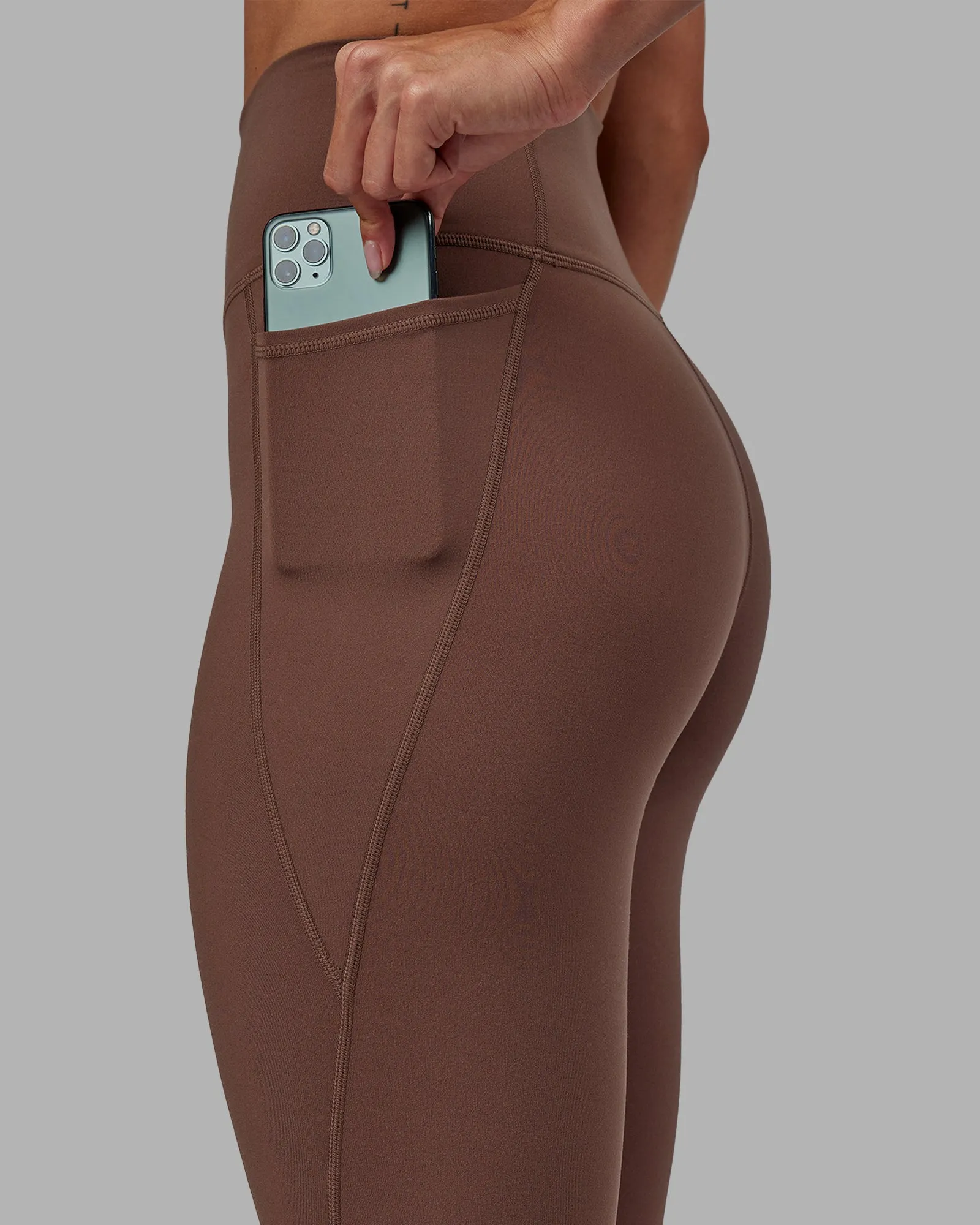 Fusion Full Length Tight with Pockets - Dull Rust sold by LSKD product image thumbnail 3