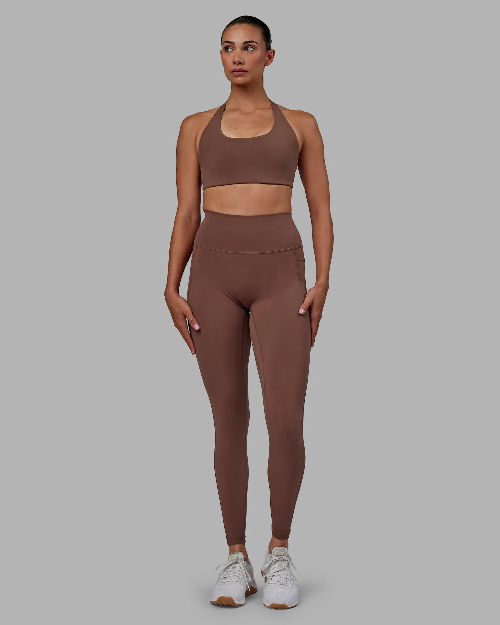 Fusion Full Length Tight with Pockets - Dull Rust sold by LSKD product image thumbnail 5