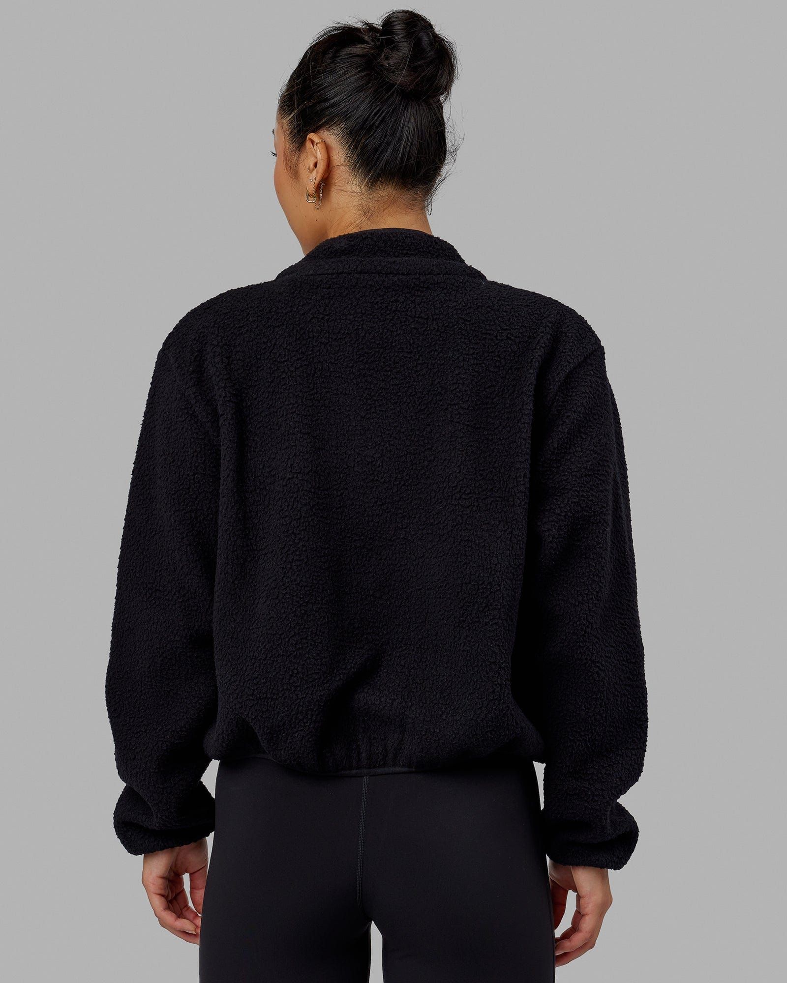 Alpine Fleece Jacket - Black sold by LSKD product image thumbnail 4