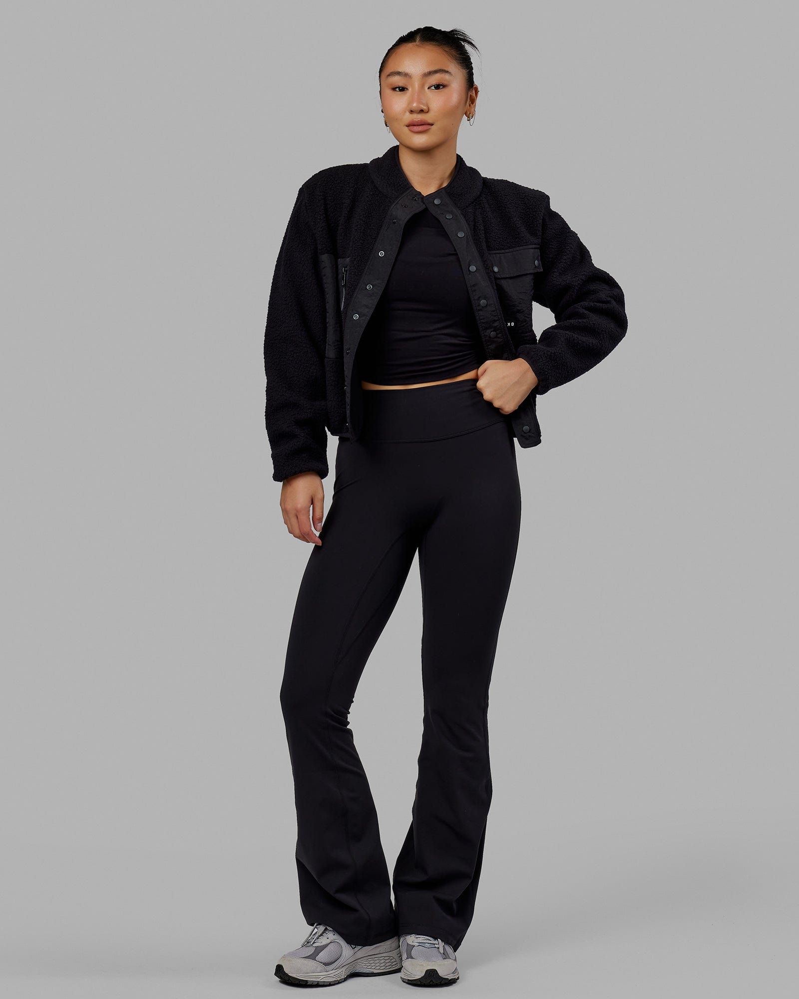 Alpine Fleece Jacket - Black sold by LSKD product image thumbnail 5