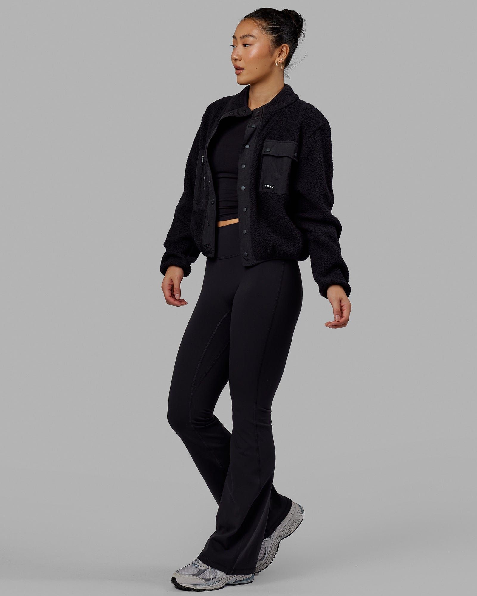 Alpine Fleece Jacket - Black sold by LSKD product image thumbnail 2