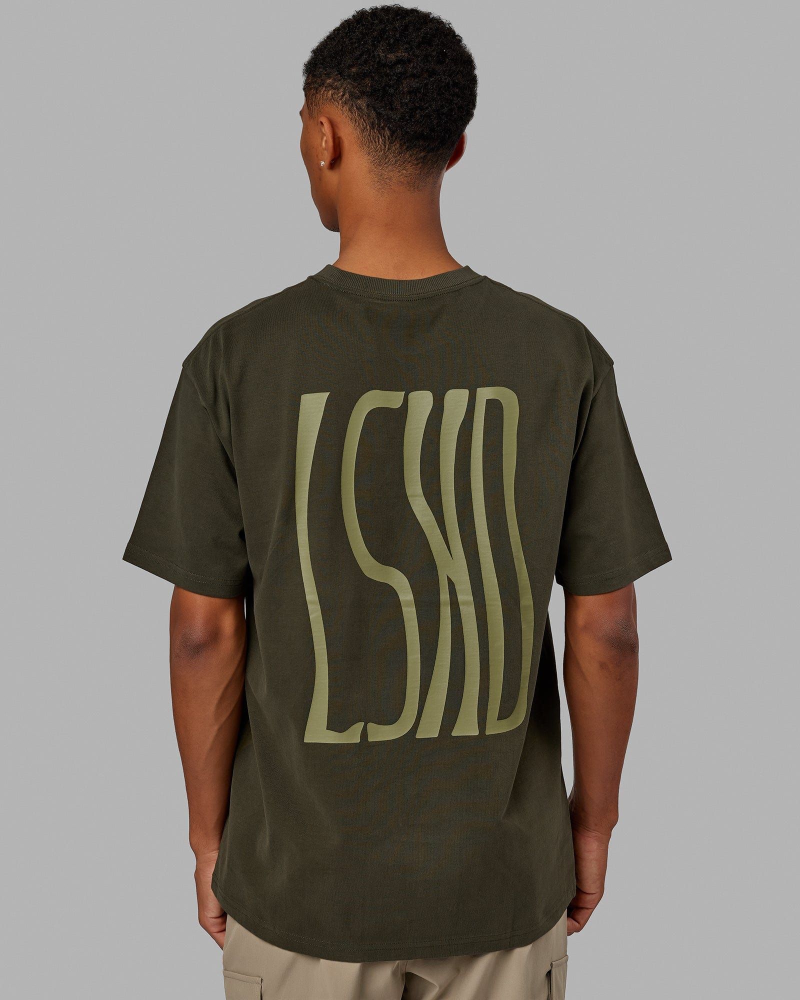 Wavy Heavyweight Tee Oversize - Forest Night sold by LSKD product image thumbnail 5