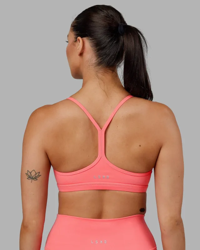 Fundamental Sports Bra - Coral sold by LSKD