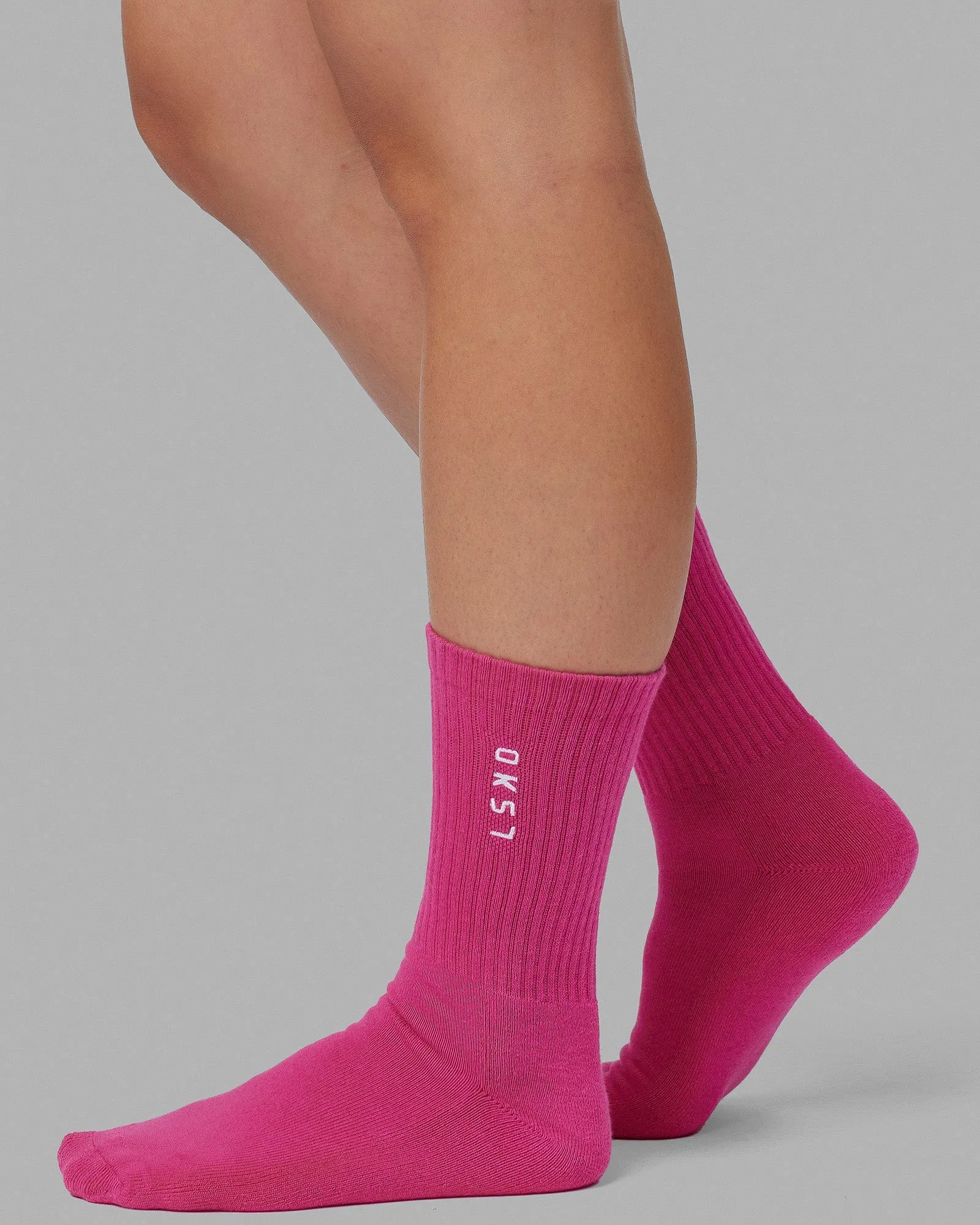 Signal Crew Socks 3 Pack - Impact Orange/Galactic Cobalt/Magenta sold by LSKD product image thumbnail 4