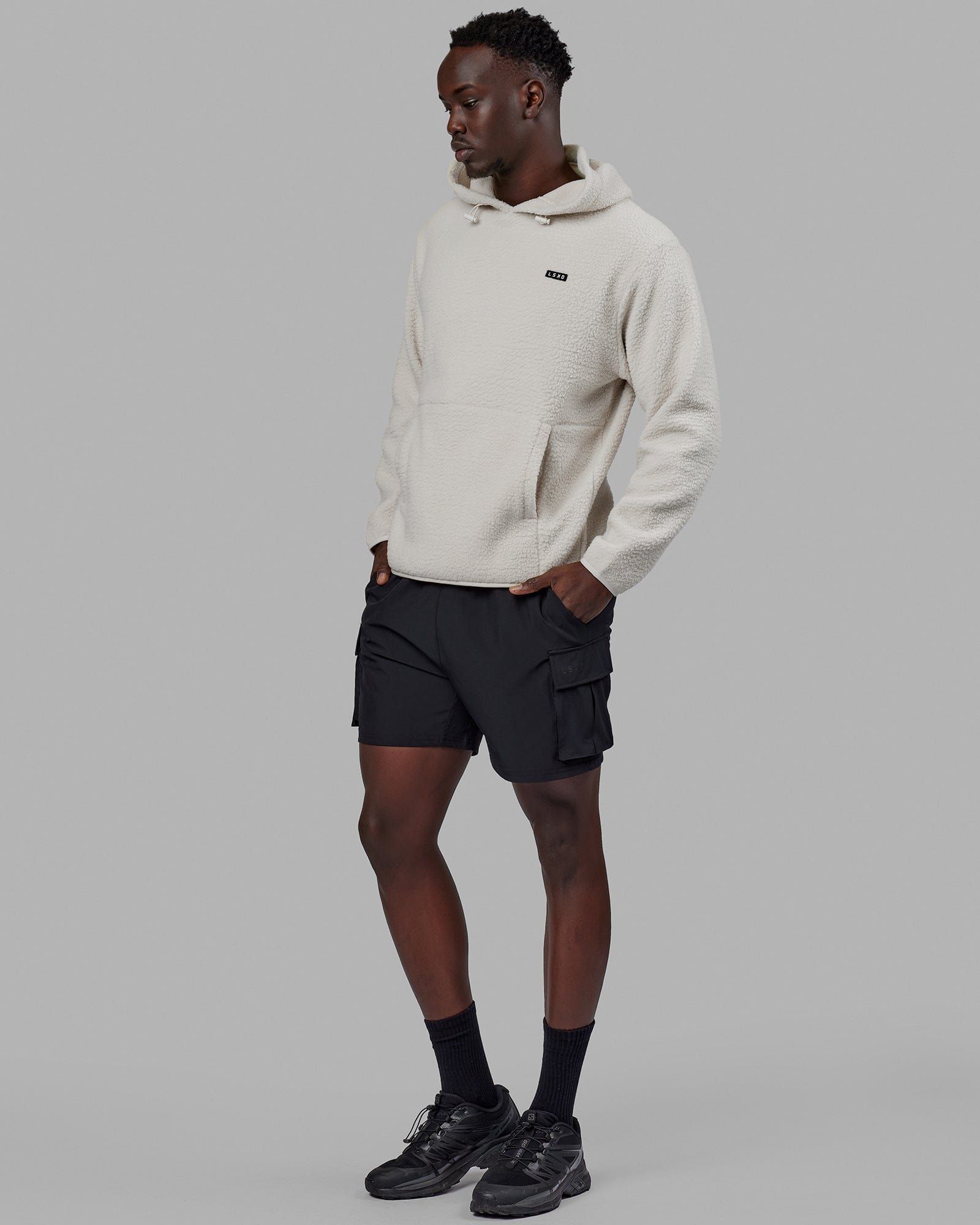 Unisex Alpine Hoodie - Bone sold by LSKD product image thumbnail 3