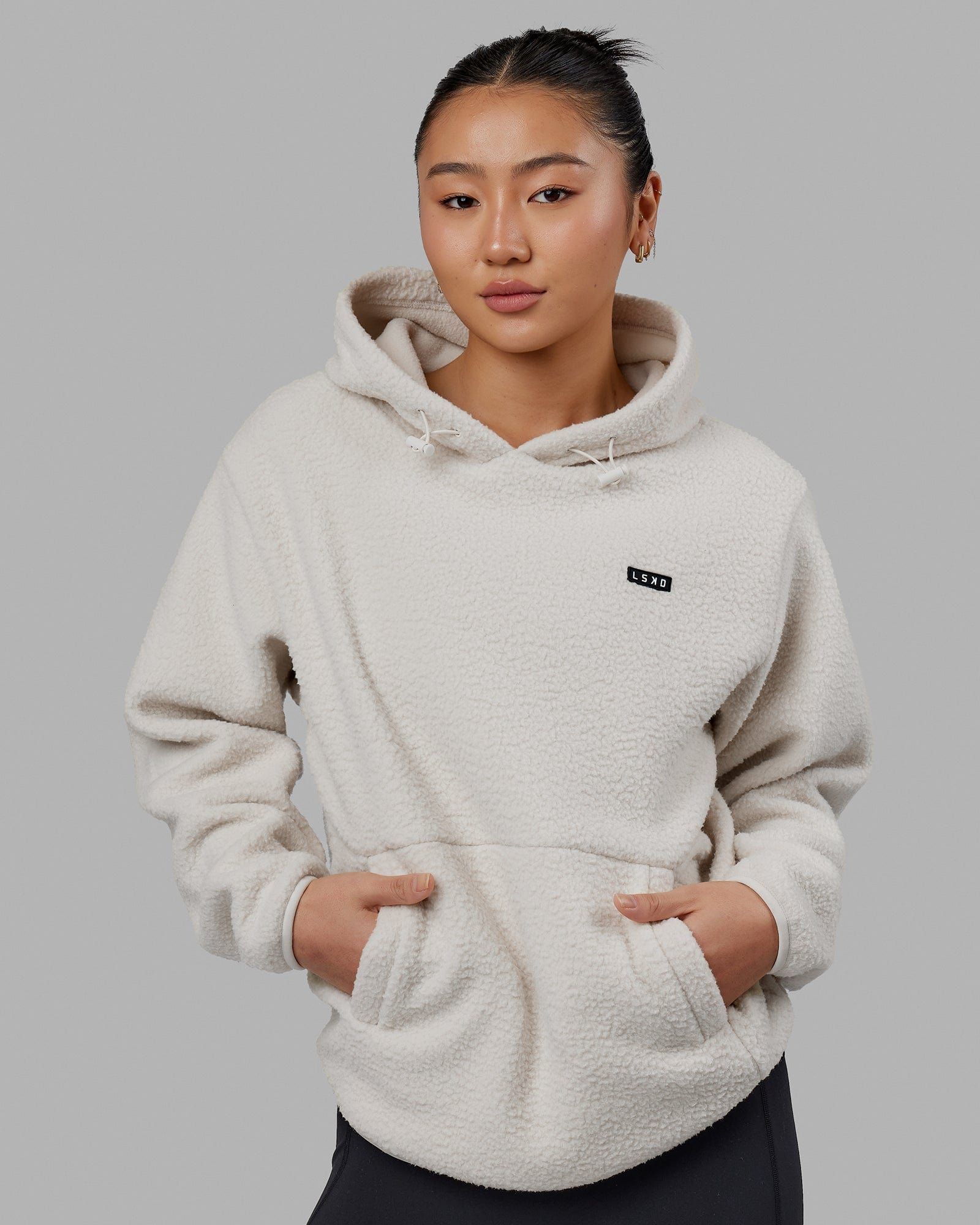 Unisex Alpine Hoodie - Bone sold by LSKD product image thumbnail 2