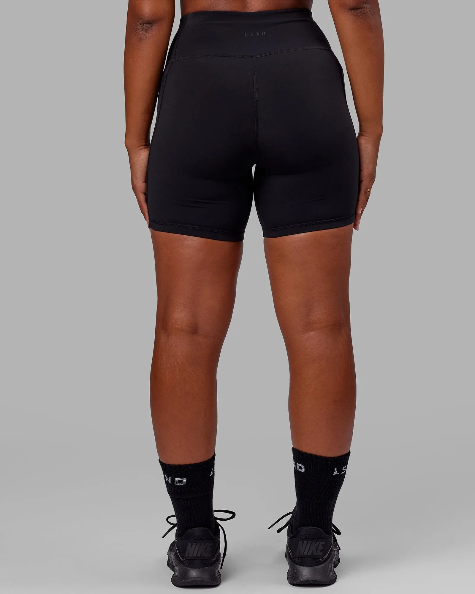 Rep Mid Short Tight - Black-Black sold by LSKD product image thumbnail 4