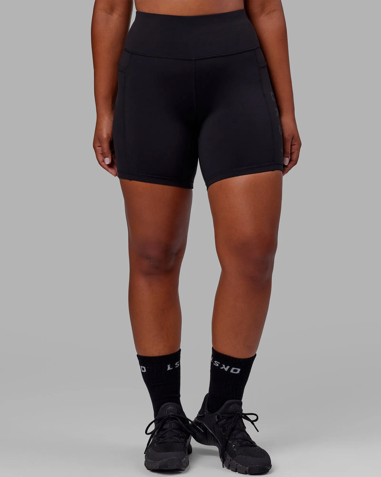Rep Mid Short Tight - Black-Black sold by LSKD product image thumbnail 3