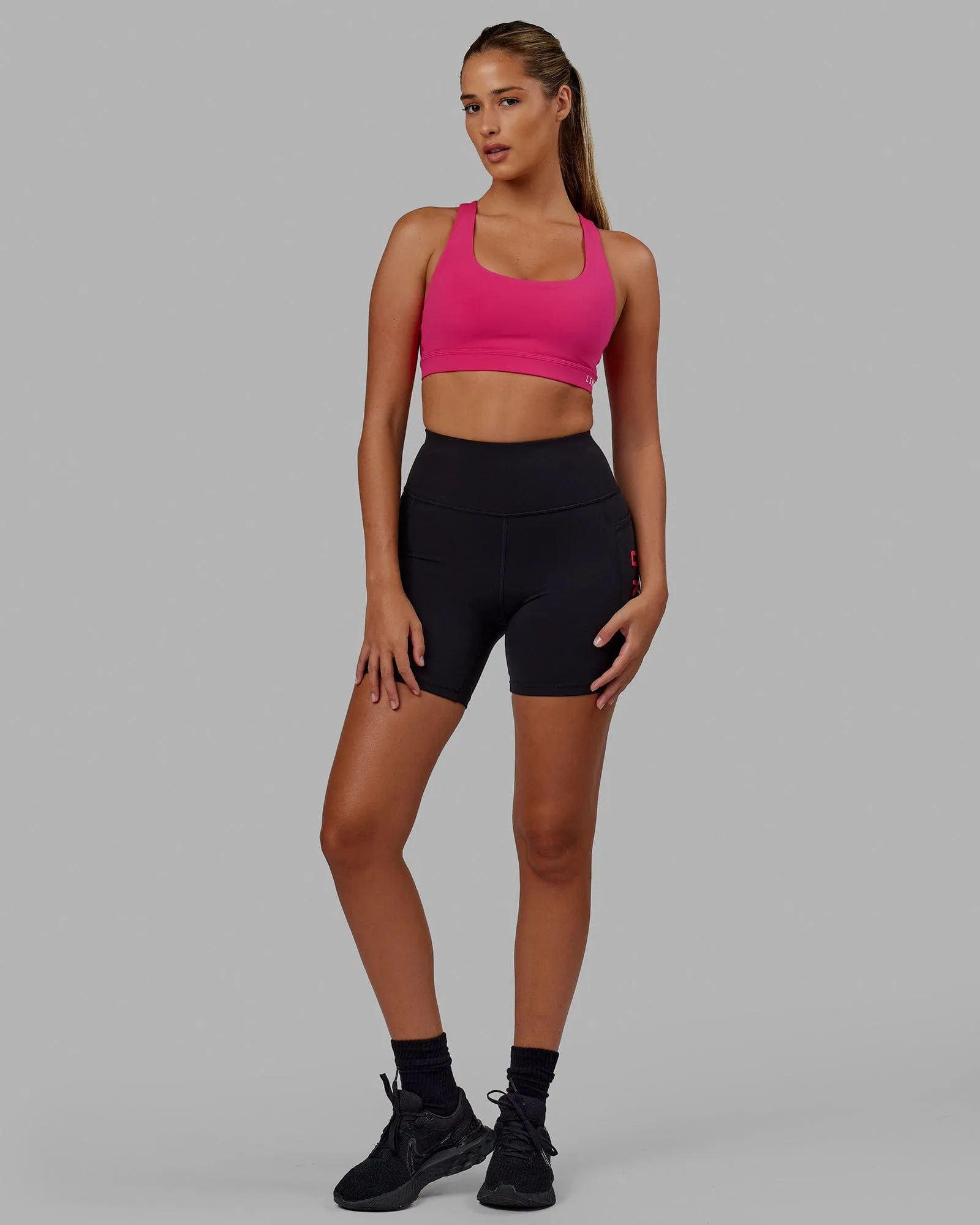 Base Sports Bra - Azalia Pink sold by LSKD