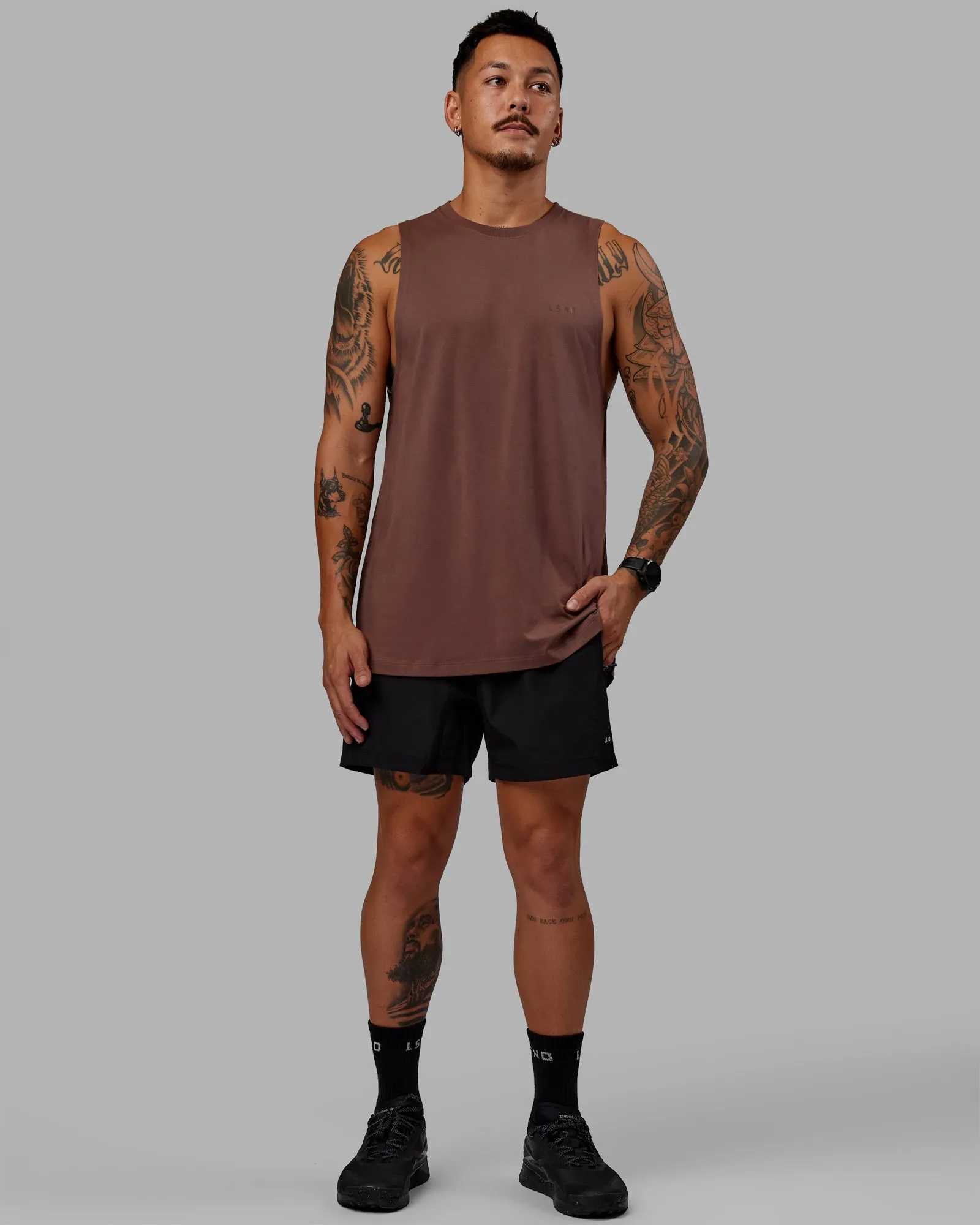 Deluxe PimaFLX Tank - Peppercorn sold by LSKD product image thumbnail 5